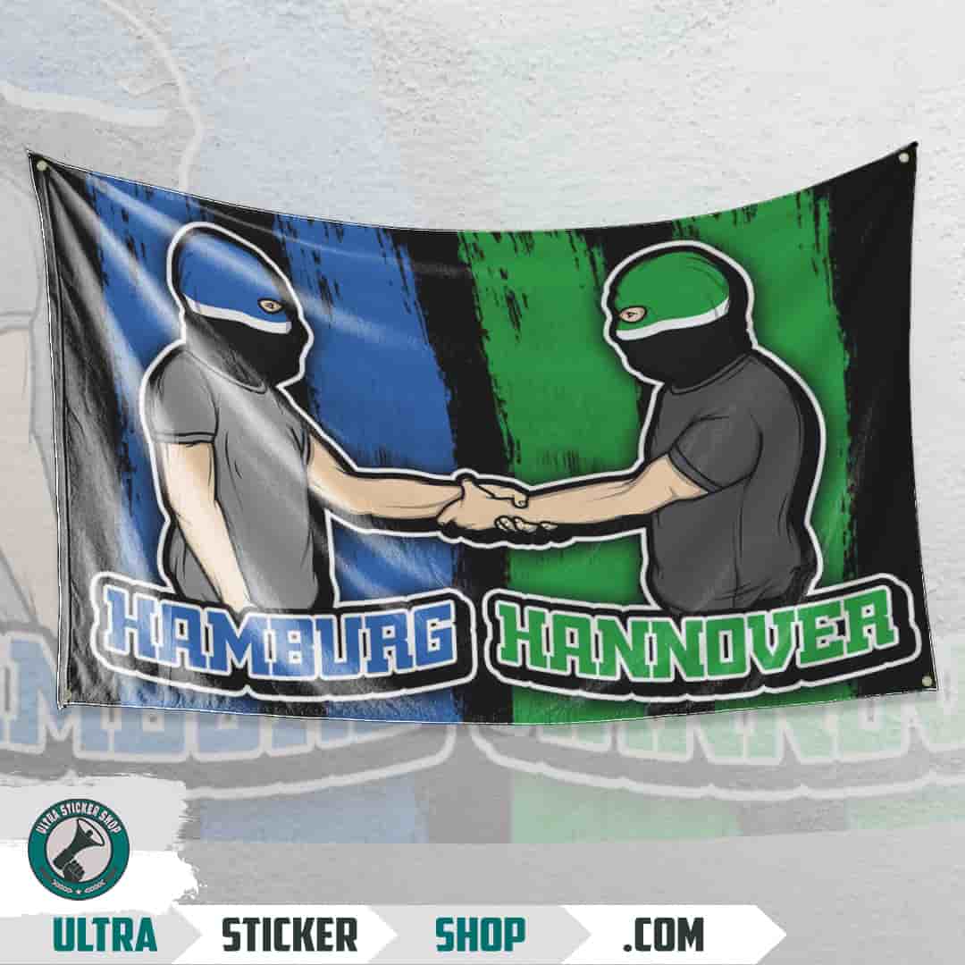 Hamburg X Hannover Flagge