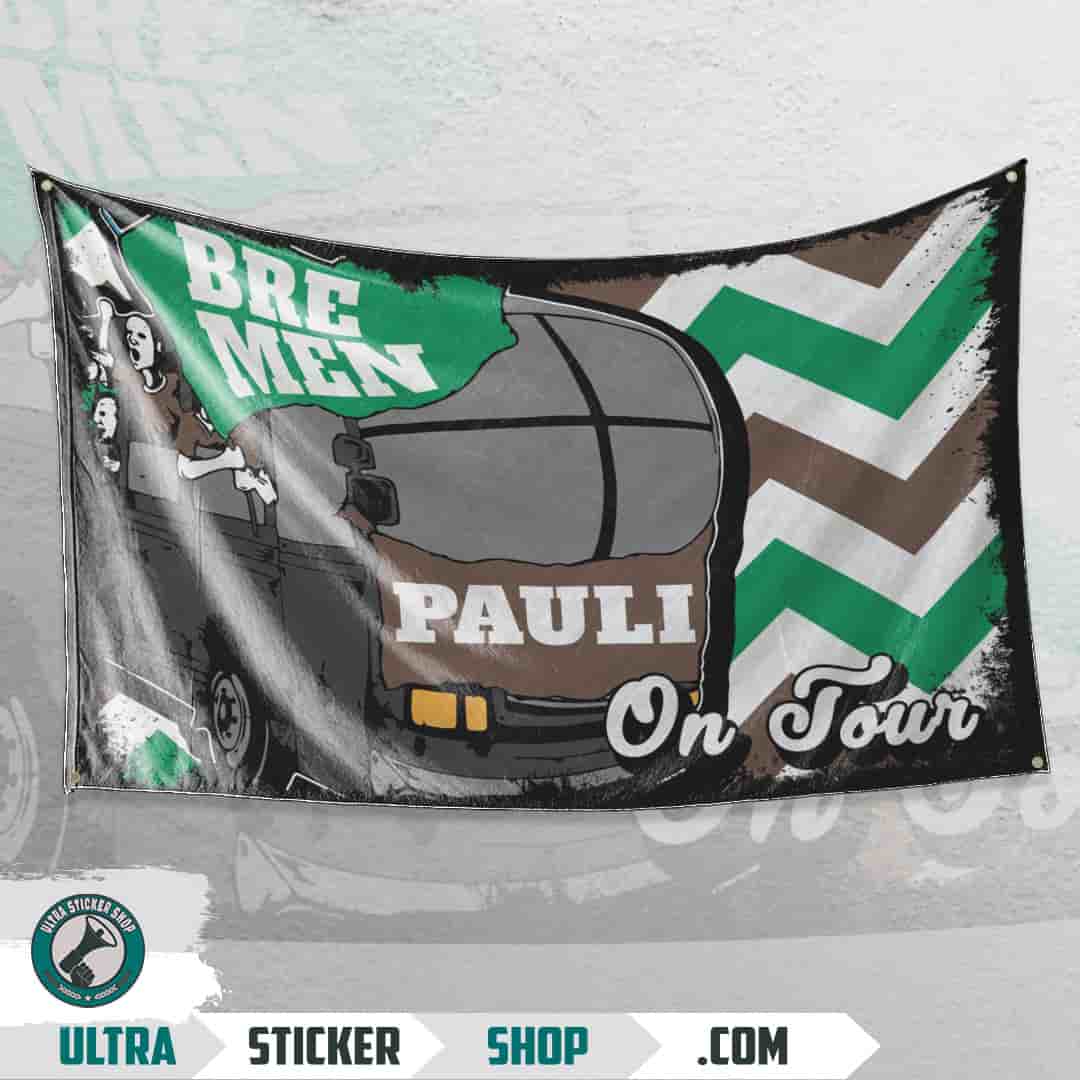 Bremen Pauli On tour Flagge