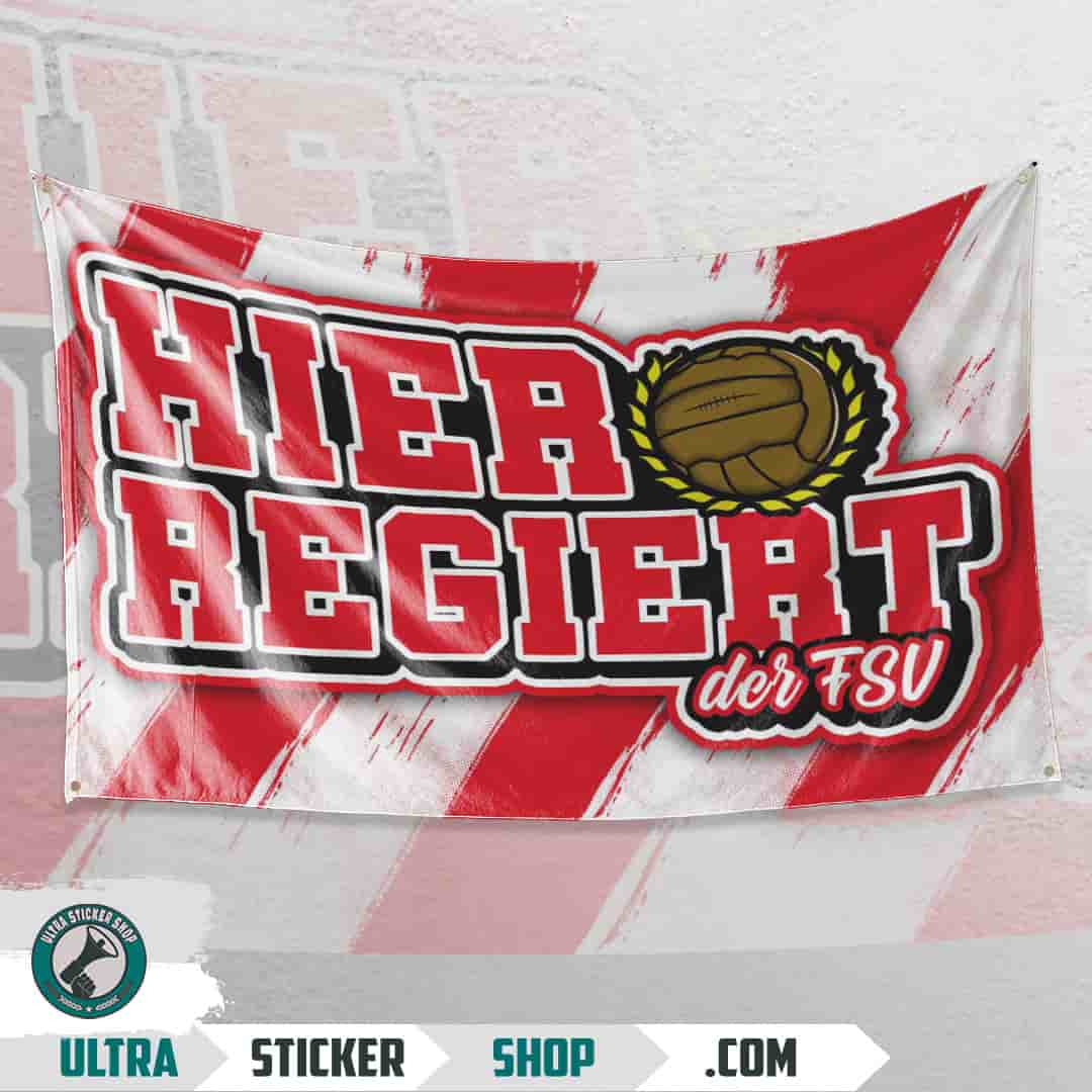 Hier regiert der FSV Flagge