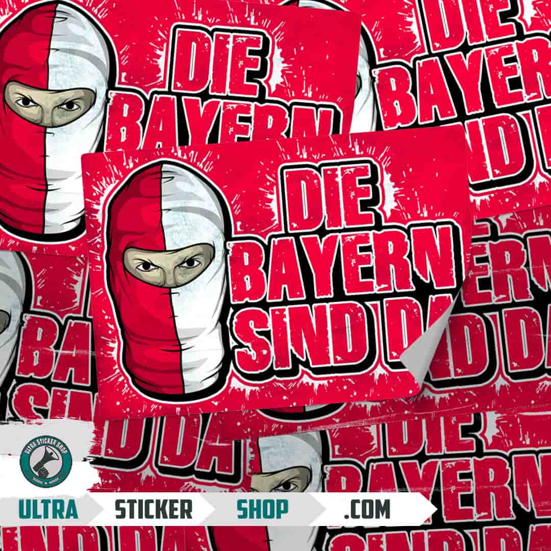 Die Bayern sind da Aufkleber