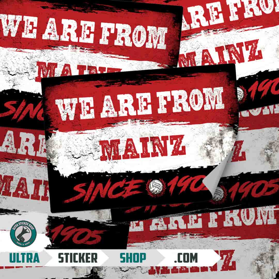 We are from Mainz since 1905 Aufkleber