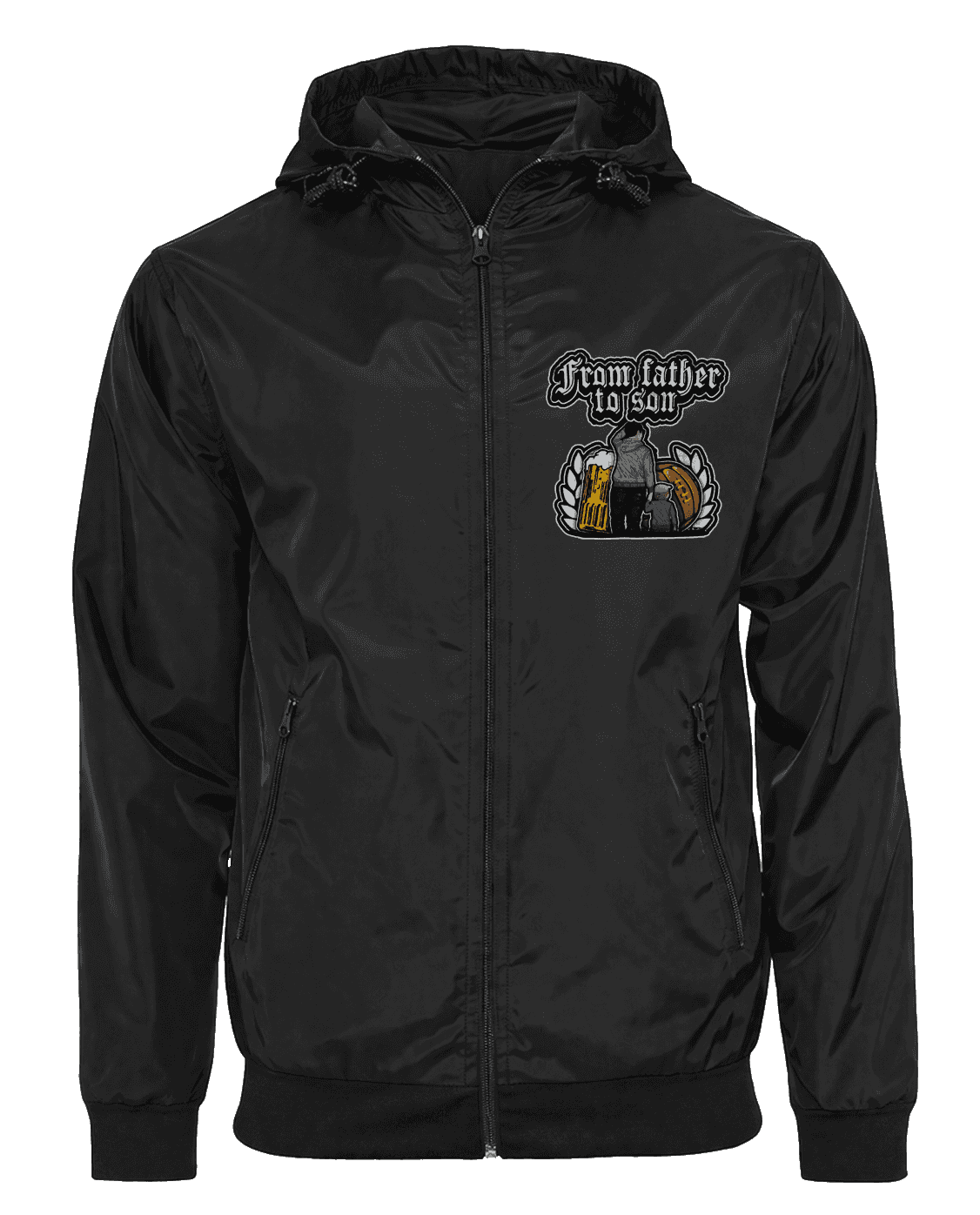 From father to son Jacke mit abnehmbarer Balaclava