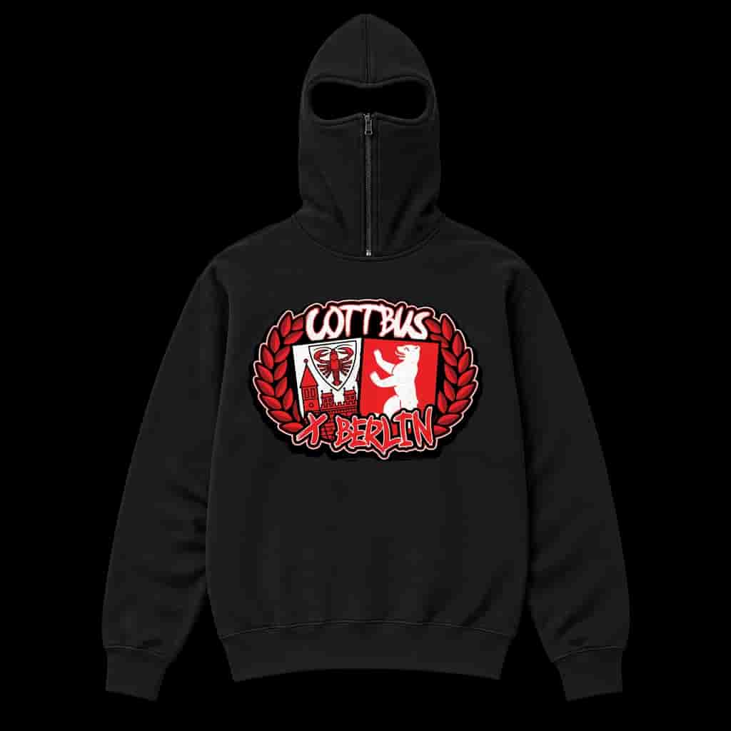 Cottbus x berlin Ninja Kapuzenpullover