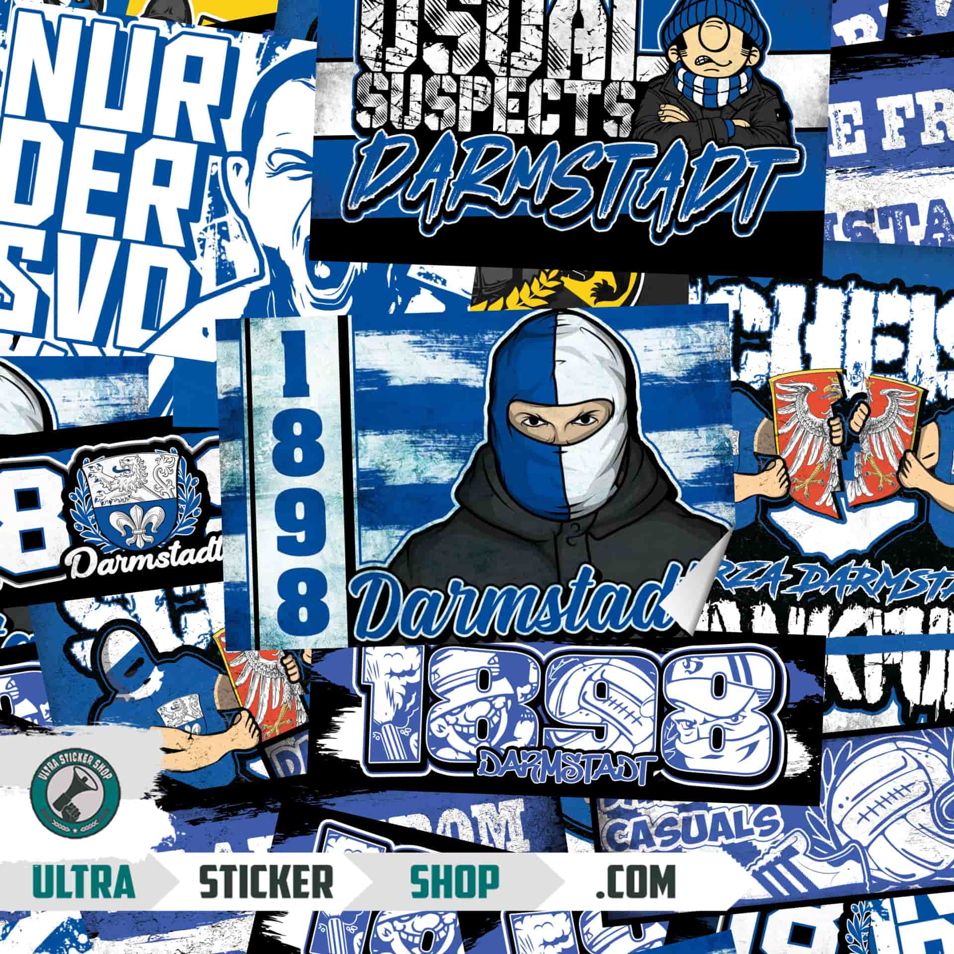 Darmstadt Aufkleber-Mix