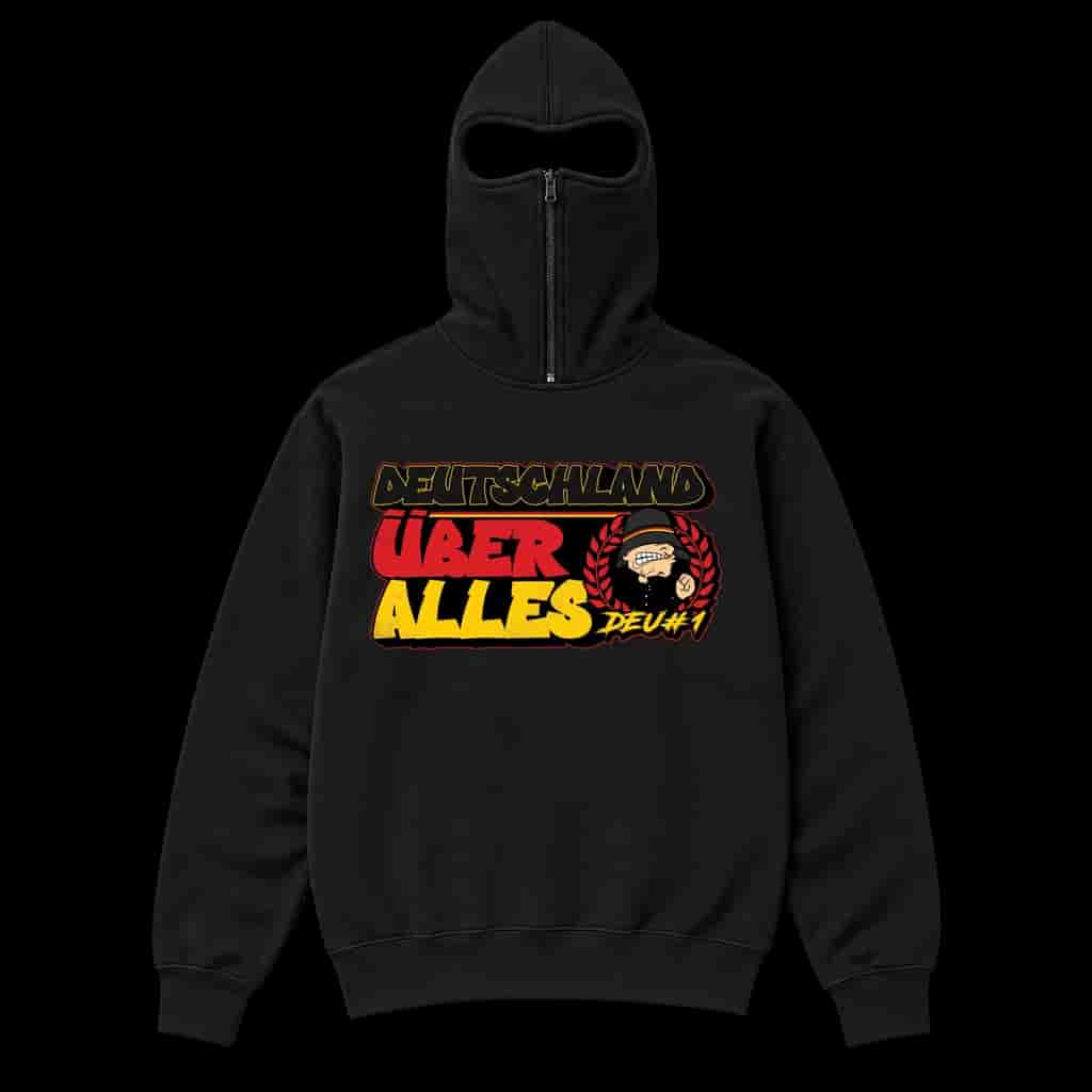 Deutschland über alles Ninja Kapuzenpullover