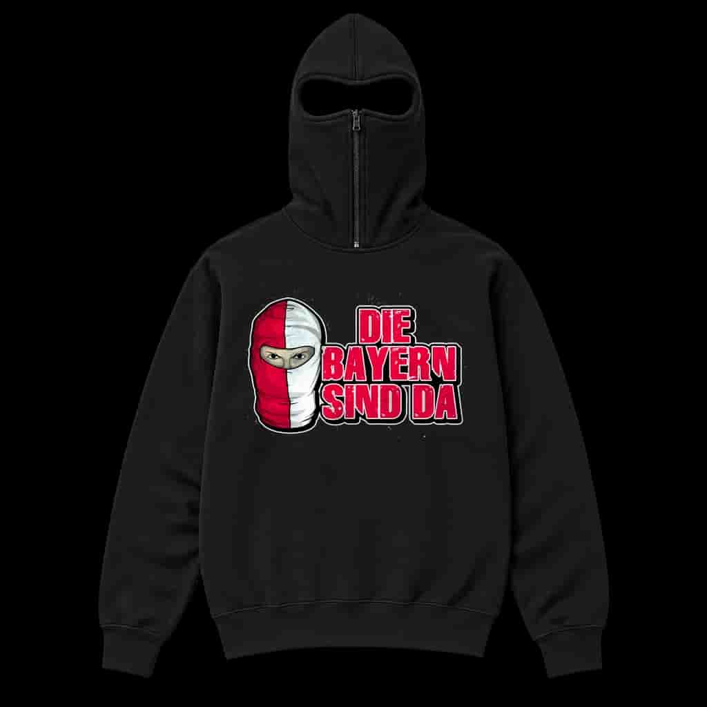 Die Bayern sind da Ninja Kapuzenpullover