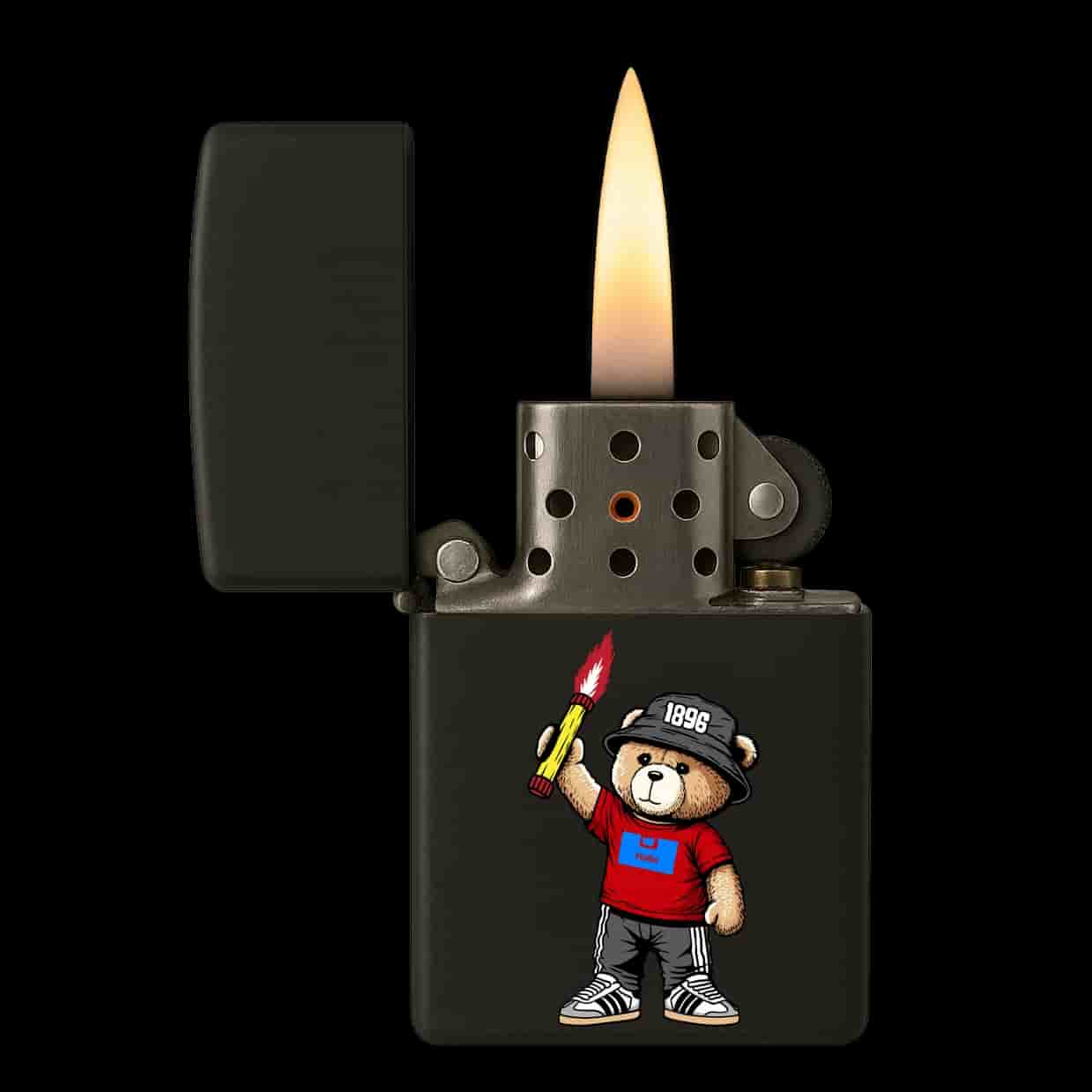 Halle 1896 bear Feuerzeug
