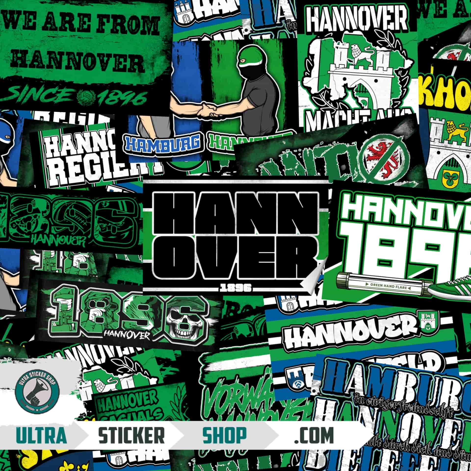 Hannover Aufkleber-Mix