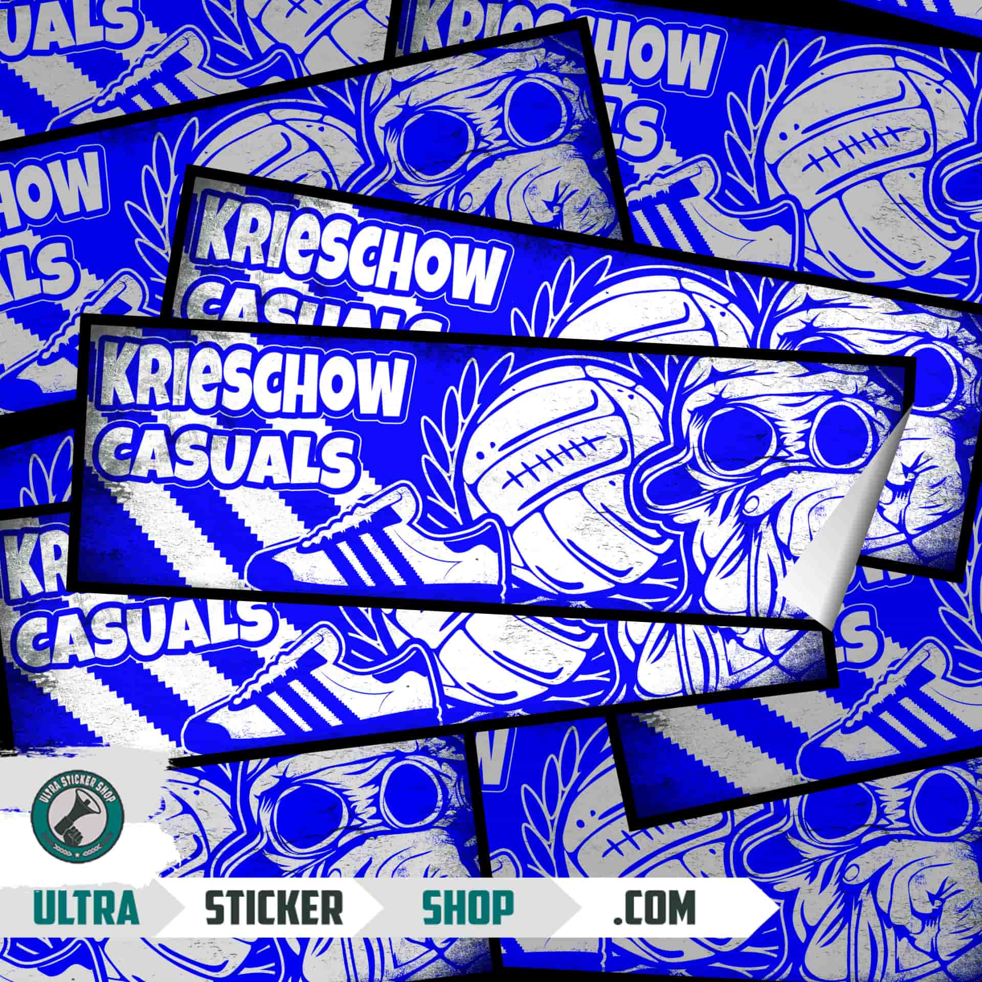 Krieschow casuals Aufkleber