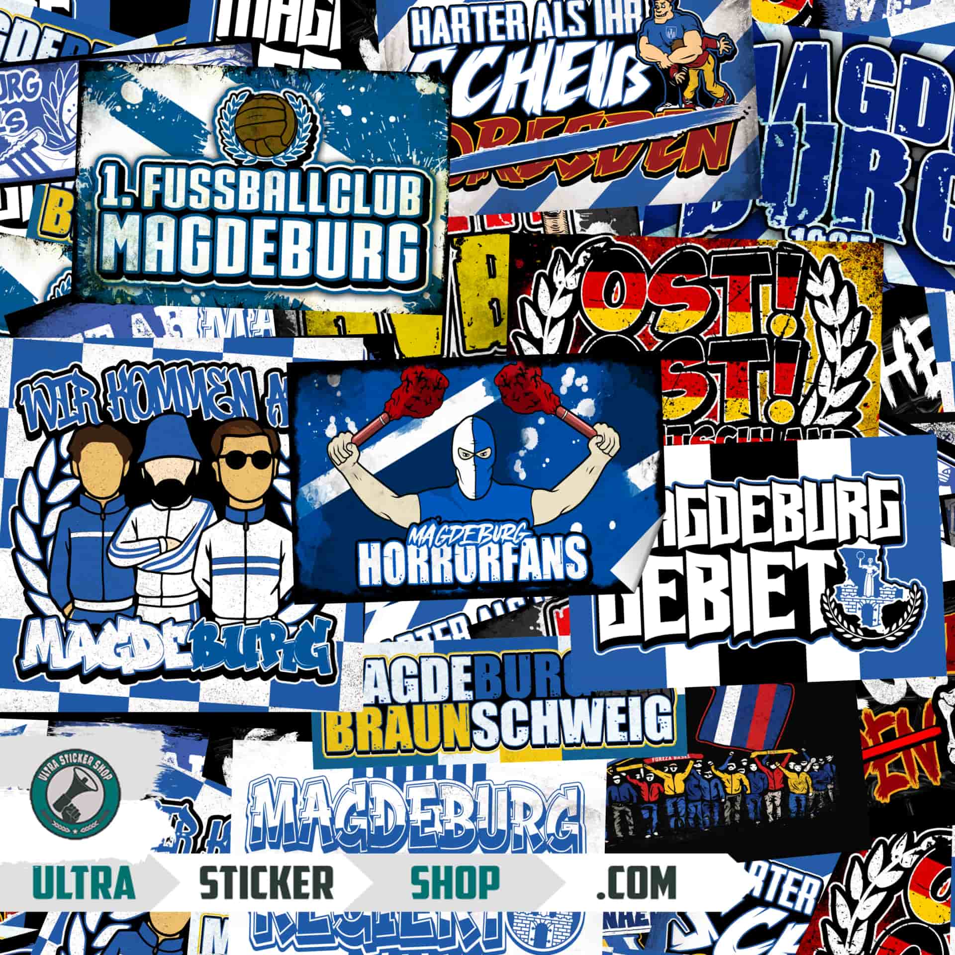 Magdeburg Aufkleber-Mix