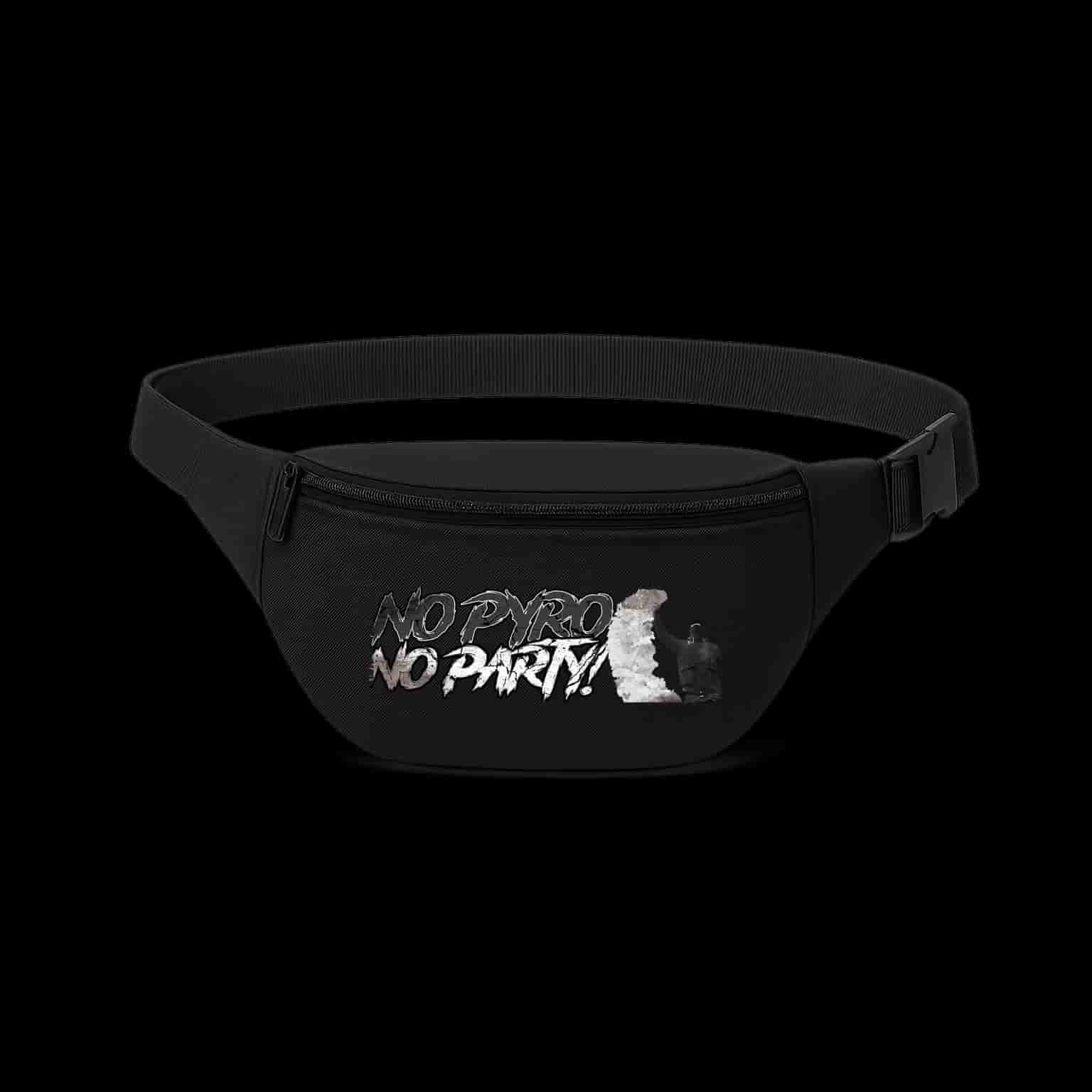 No pyro no party Gürteltasche
