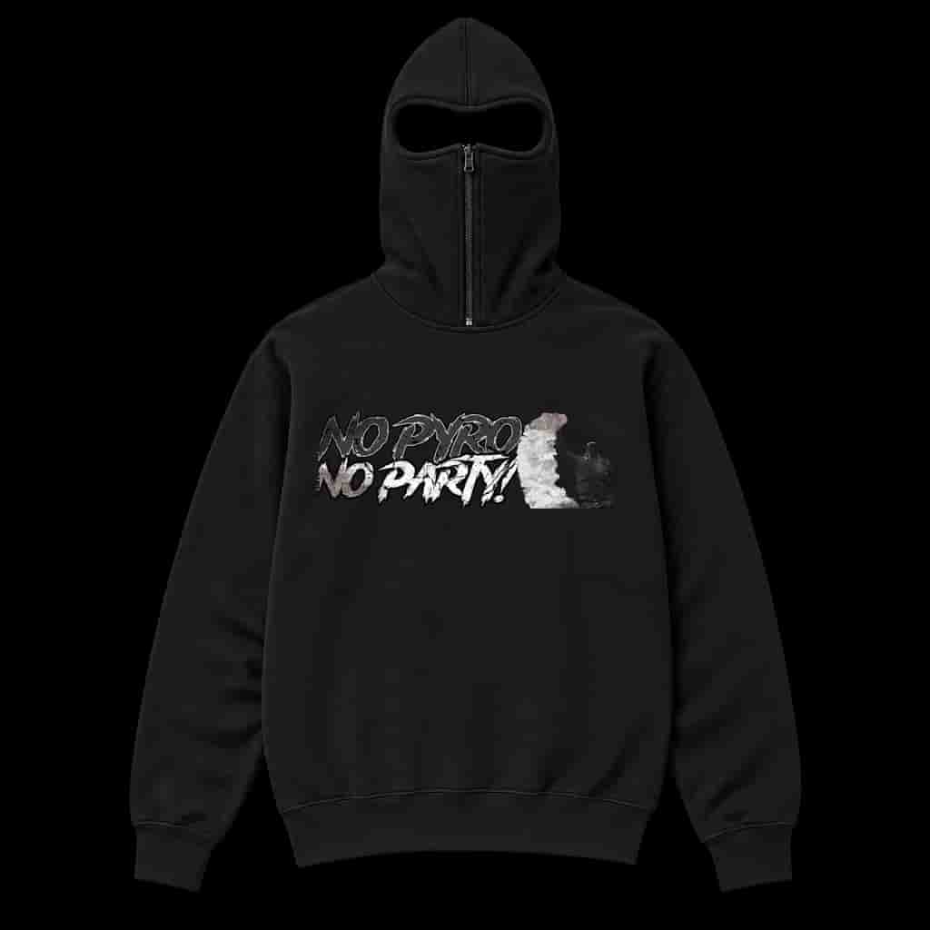 No pyro no party Ninja Kapuzenpullover