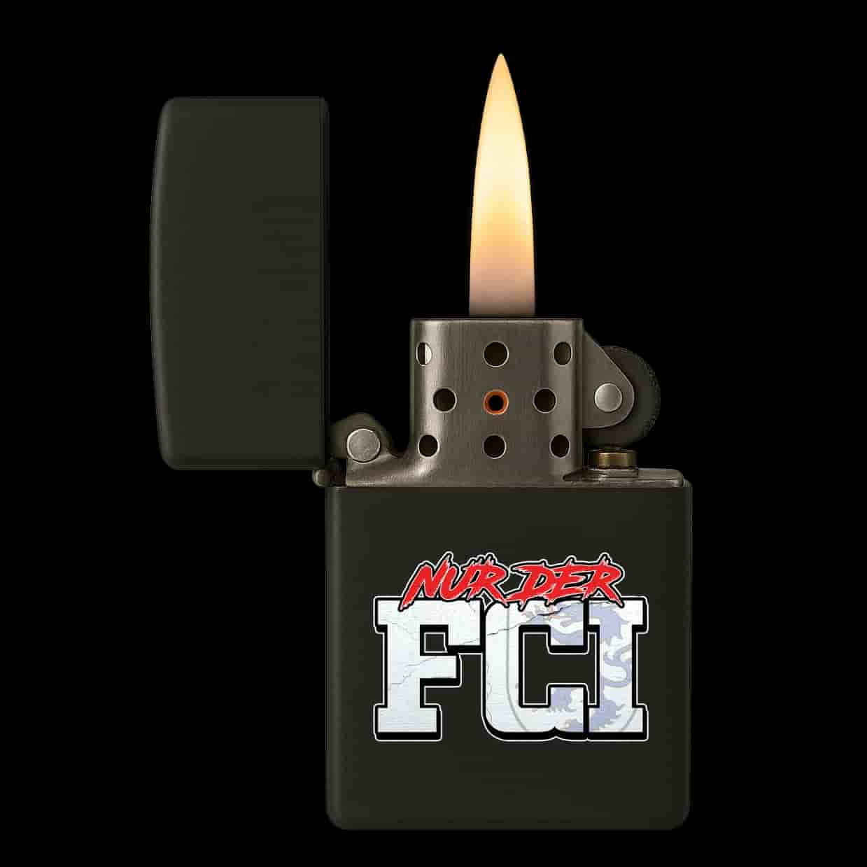 Nur der FCI Feuerzeug