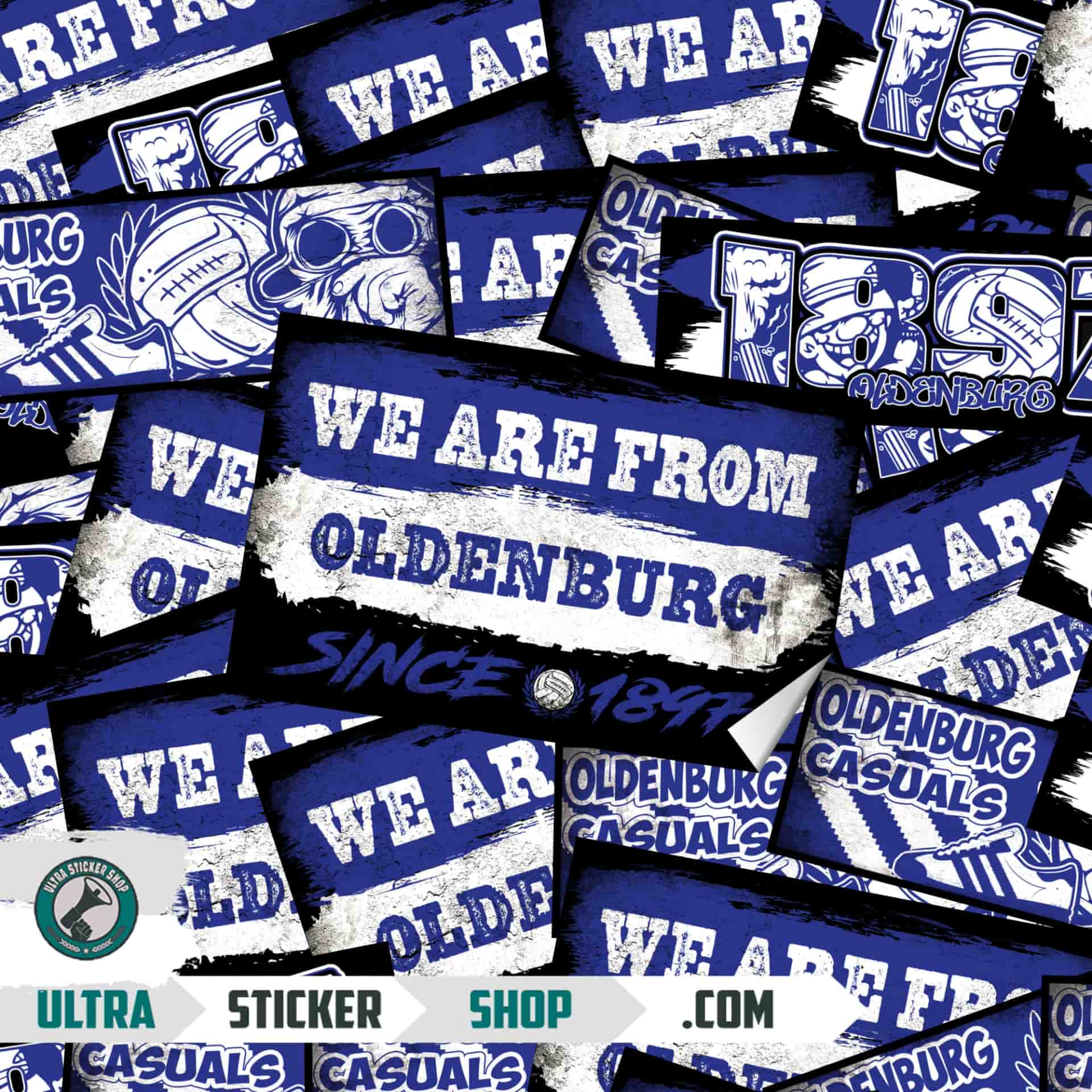Oldenburg Aufkleber-Mix