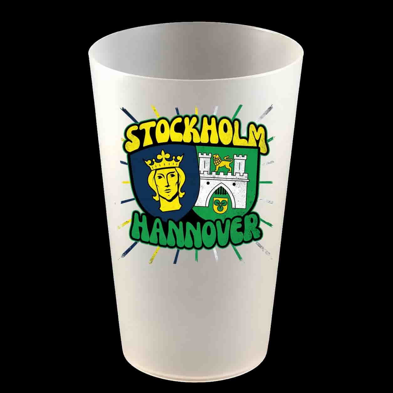 Stockholm X Hannover Hartbecher