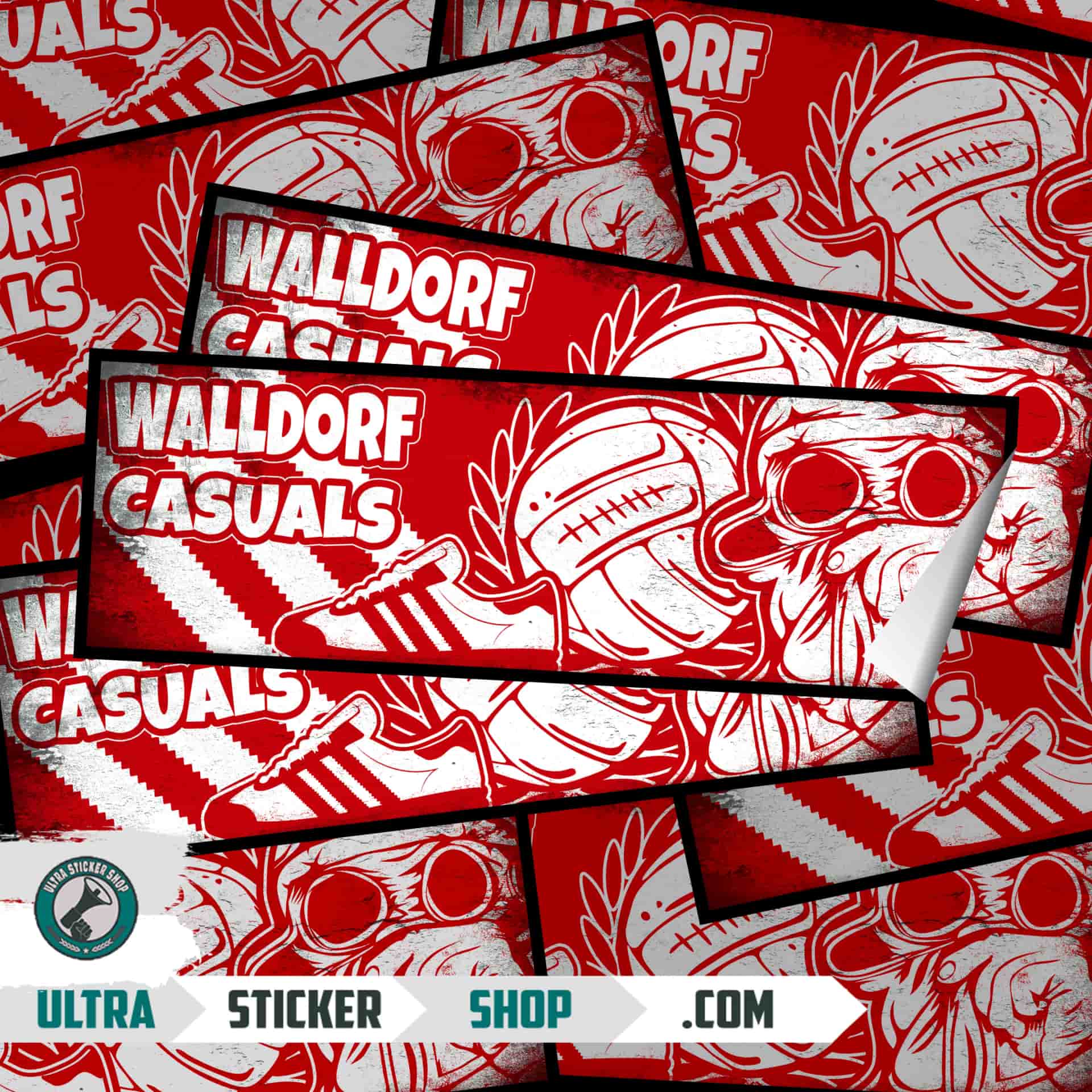 Walldorf casuals Aufkleber