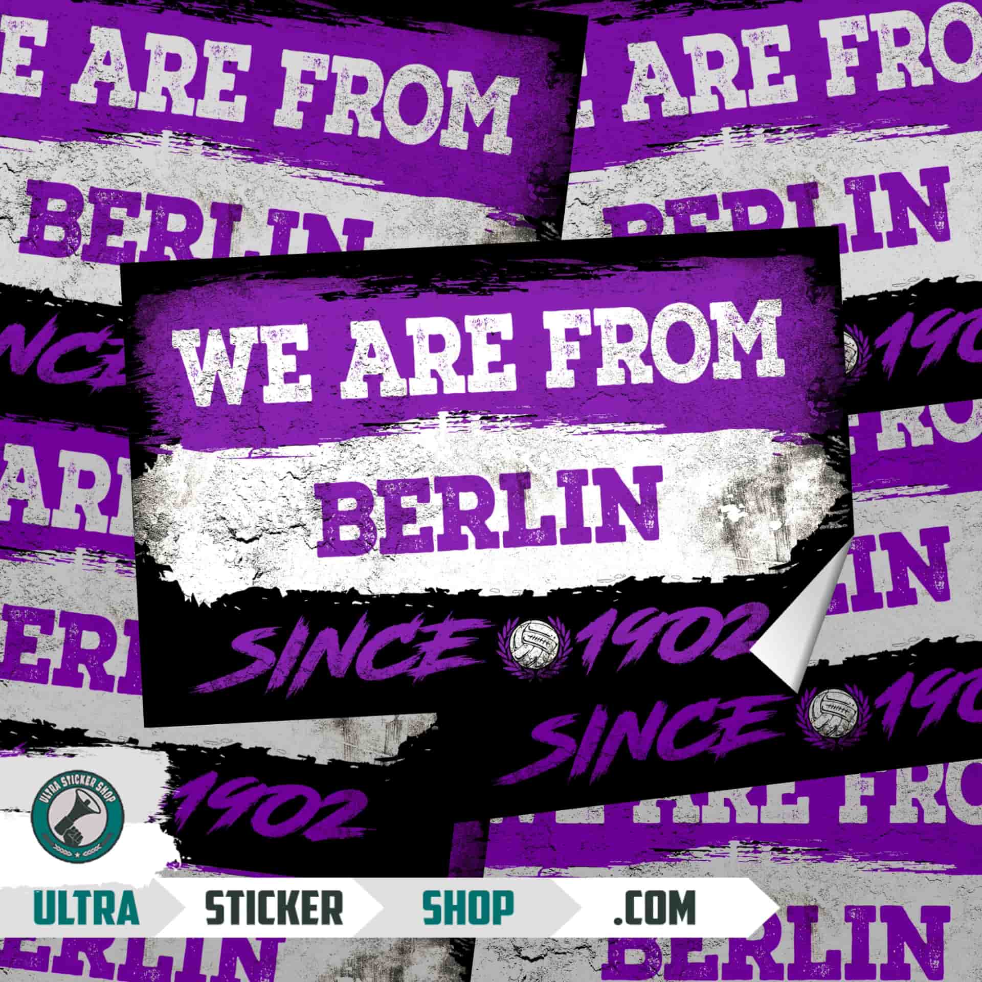 We Are From Berlin 1902 Aufkleber