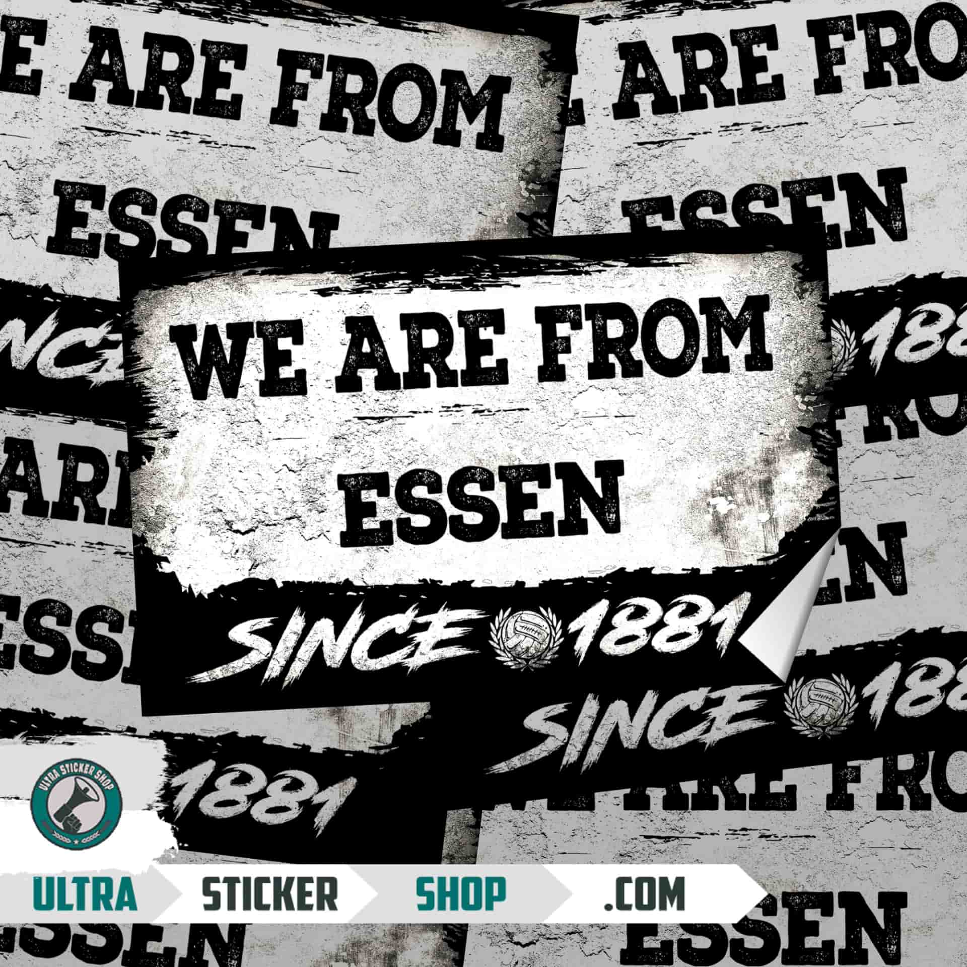 We Are From Essen 1881 Aufkleber