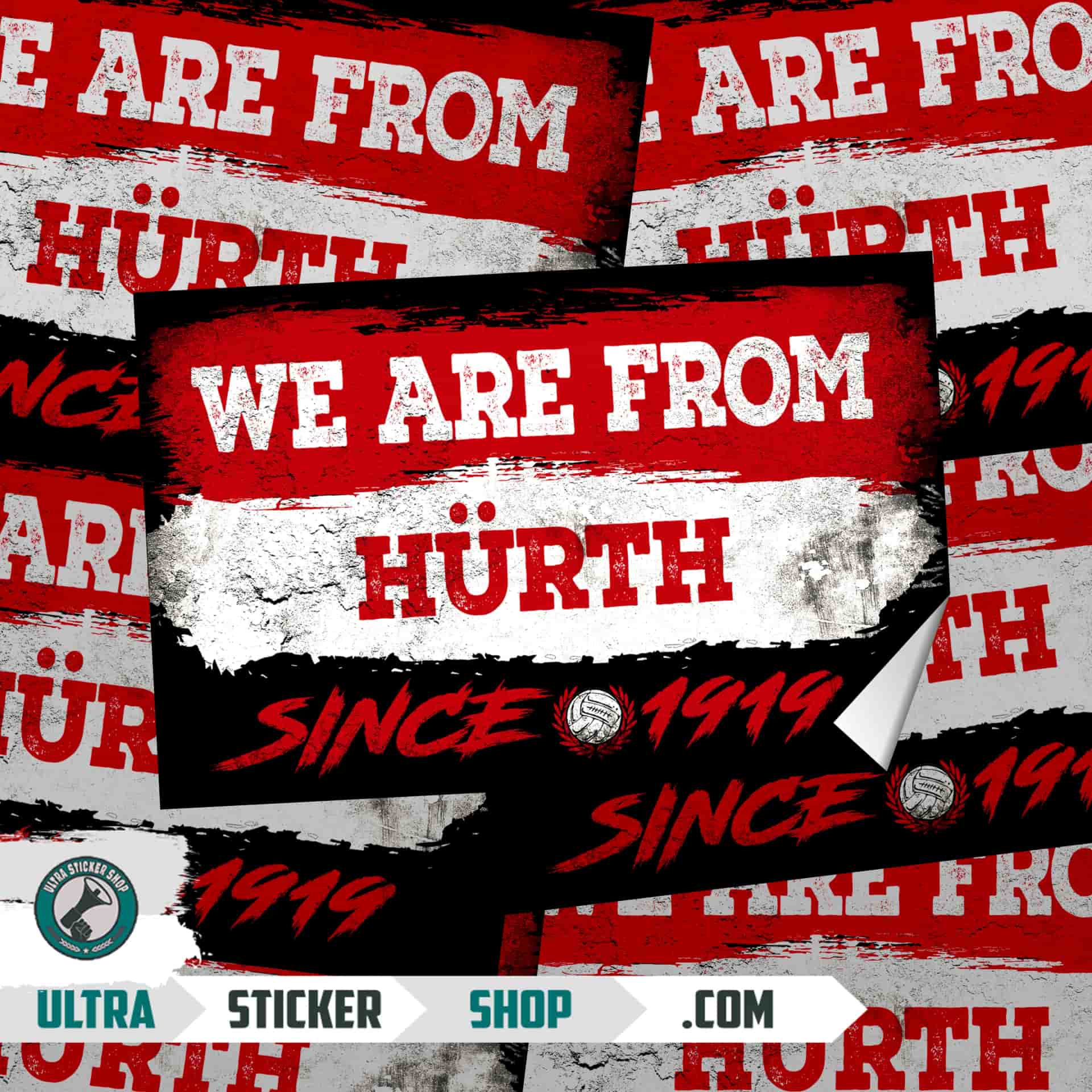 We Are From Hürth 1919 Aufkleber