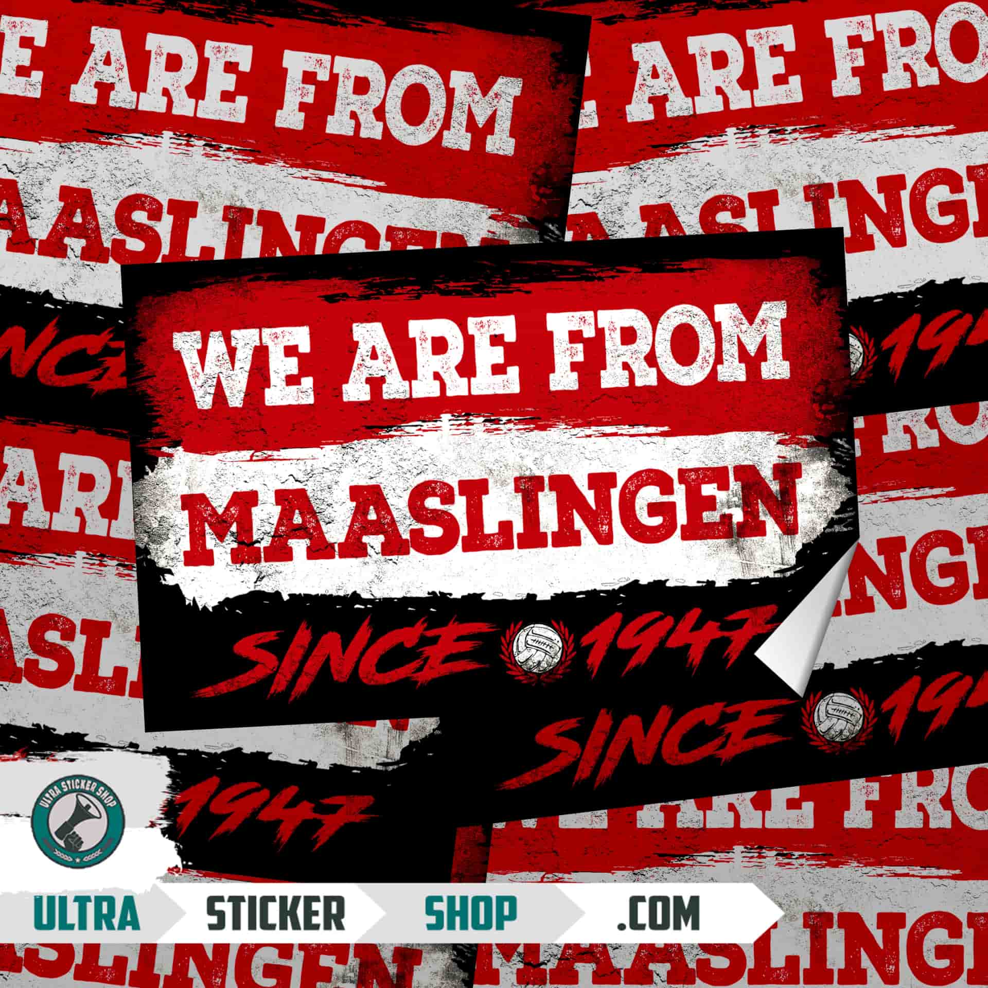 We Are From Maaslingen 1947 Aufkleber