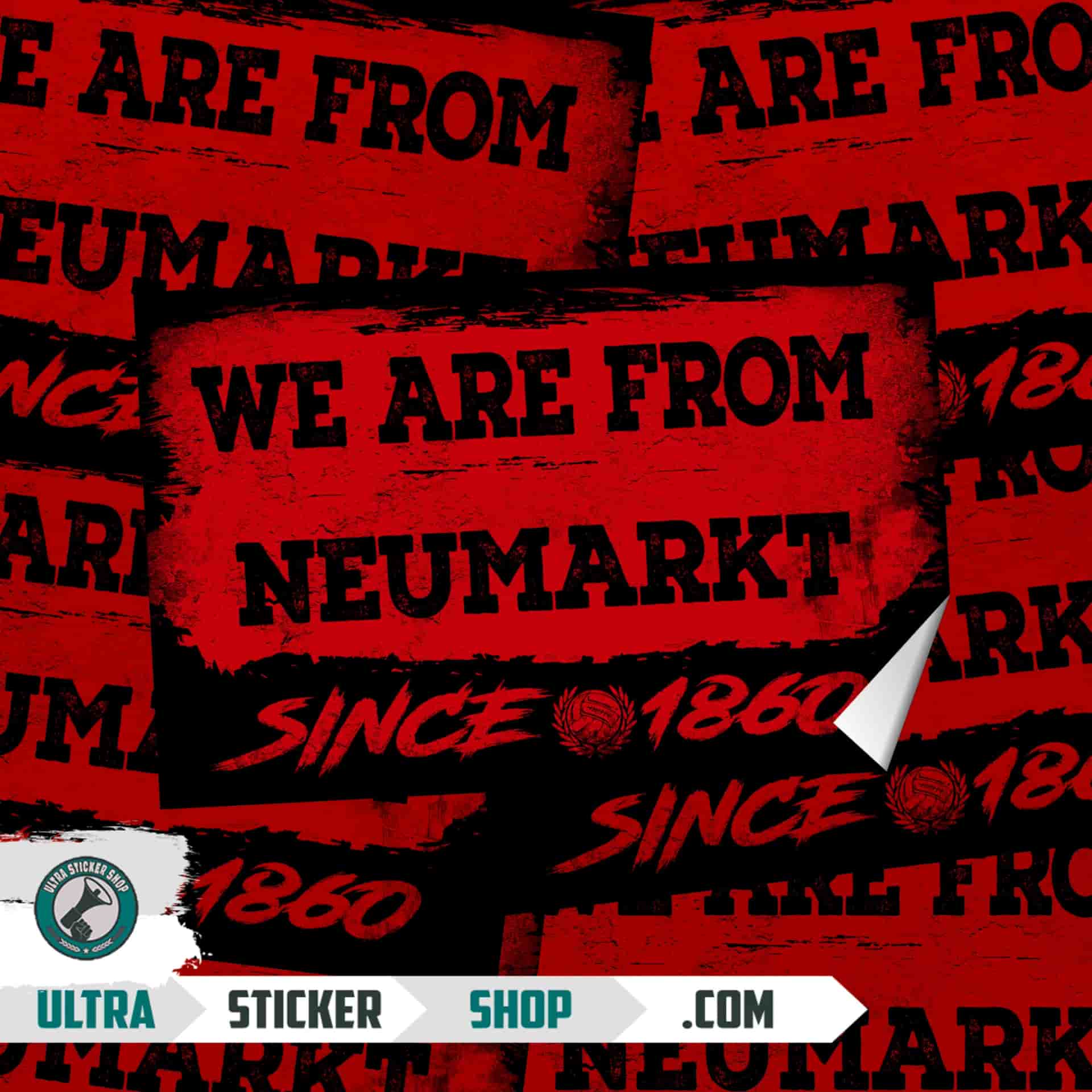 We Are From Neumarkt 1860 Aufkleber