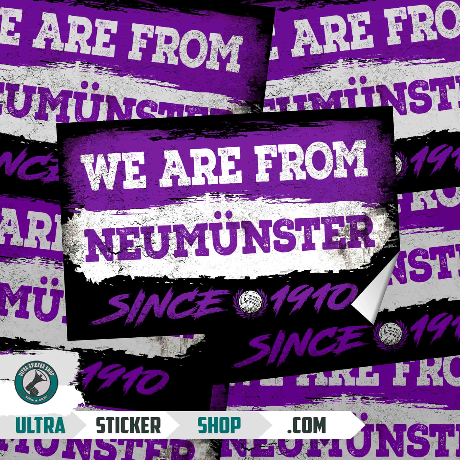 We Are From Neumünster 1910 Aufkleber
