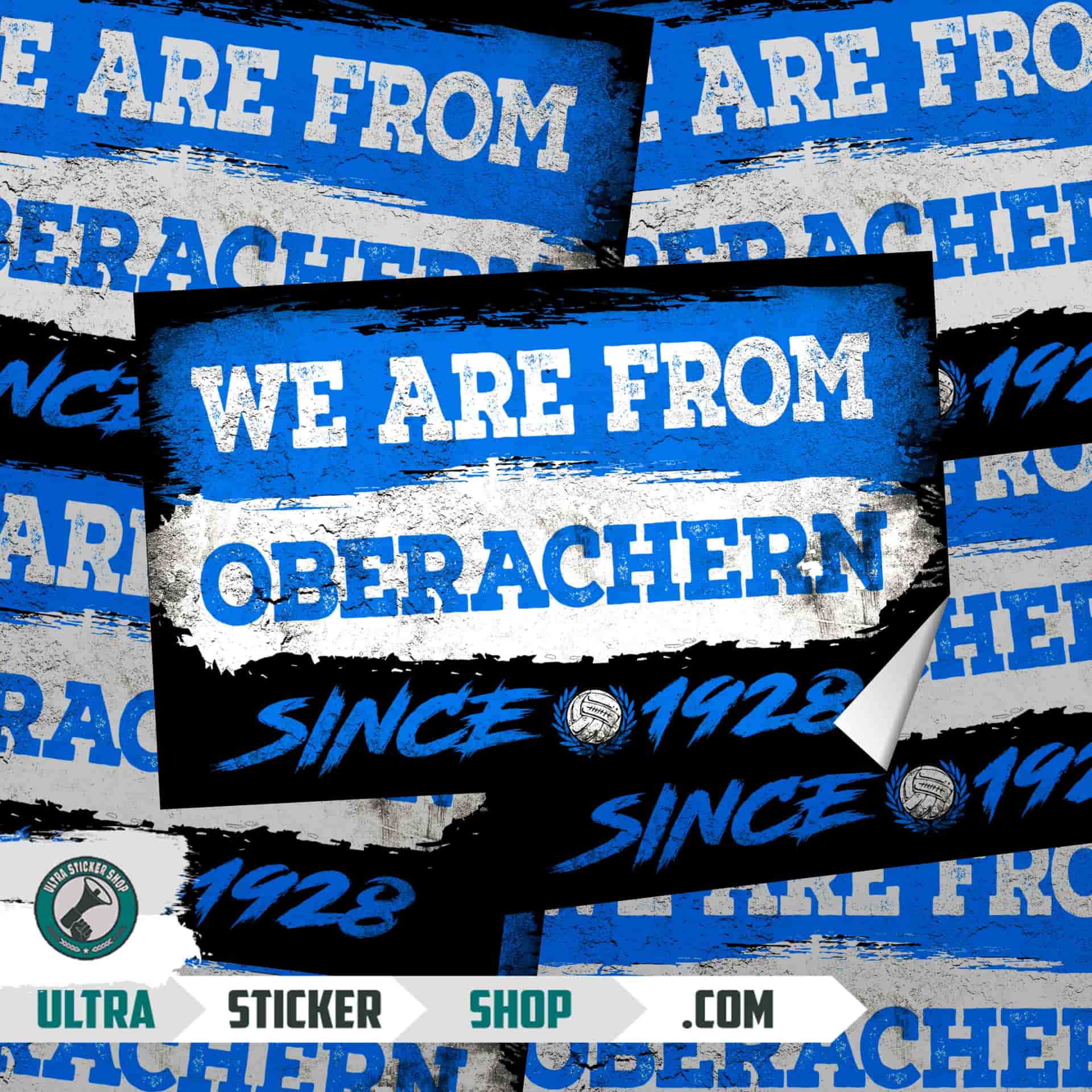 We Are From Oberachern 1928 Aufkleber
