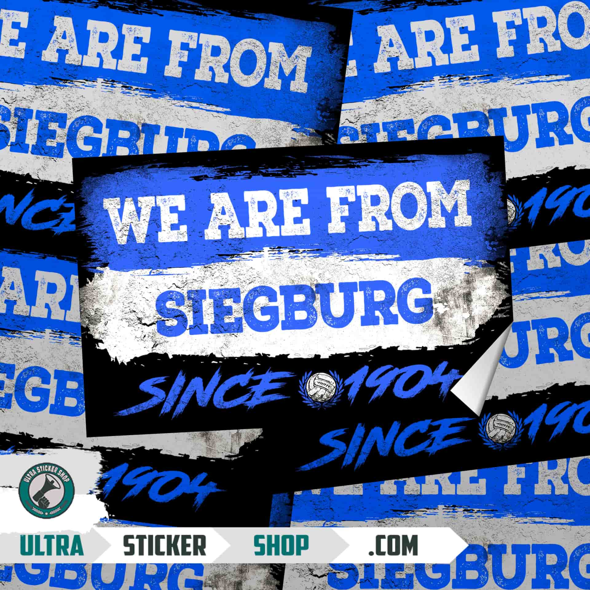 We Are From Siegburg 1904 Aufkleber