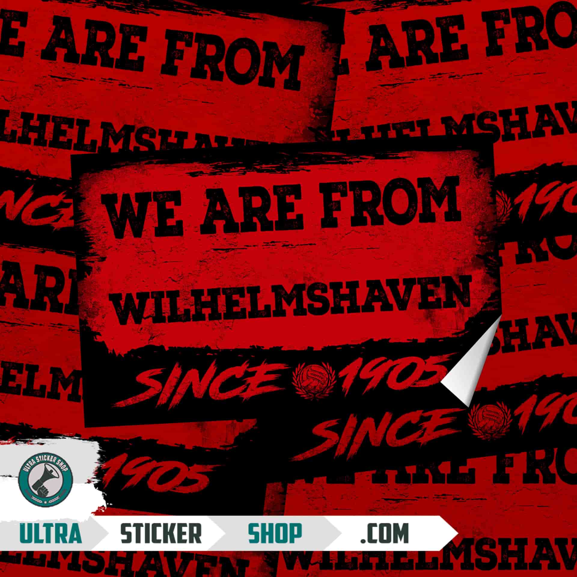 We Are From Wilhelmshaven 1905 Aufkleber