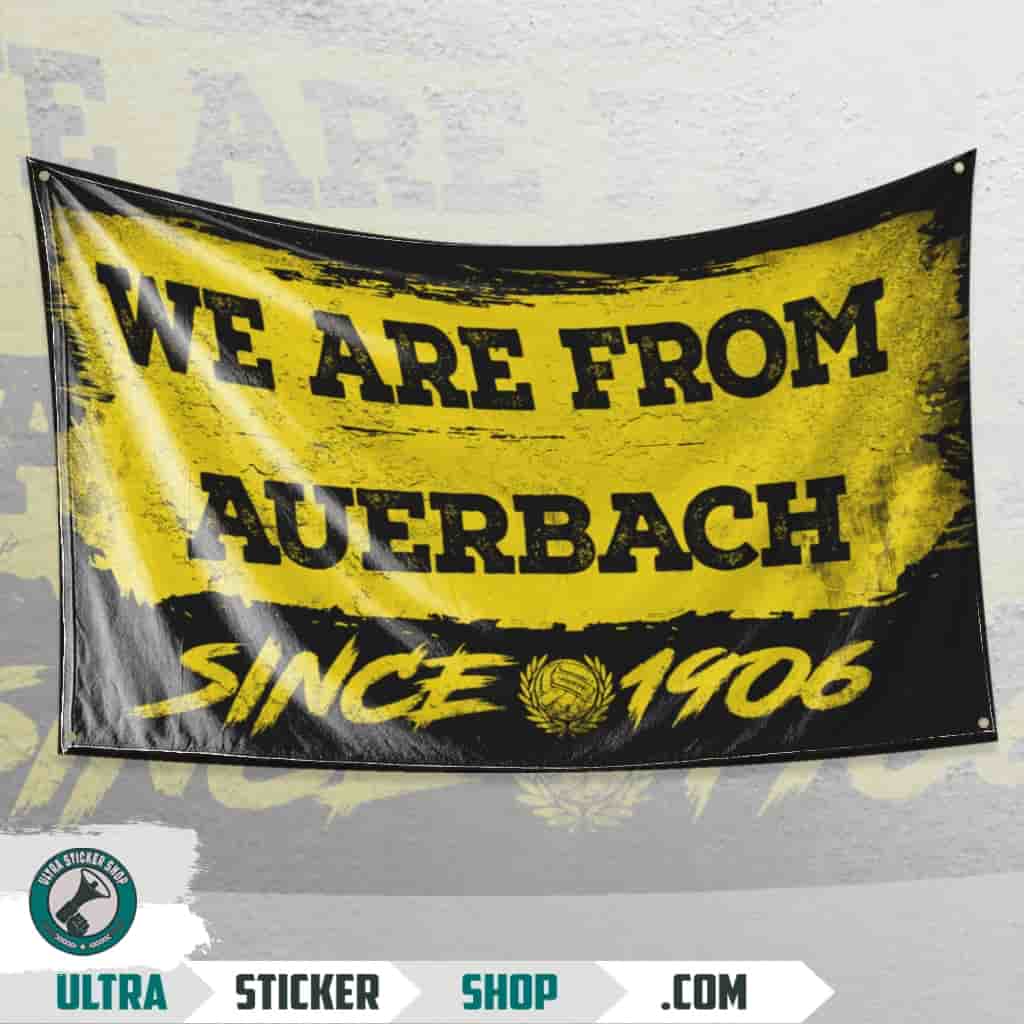 We Are From Auerbach 1906 Flagge