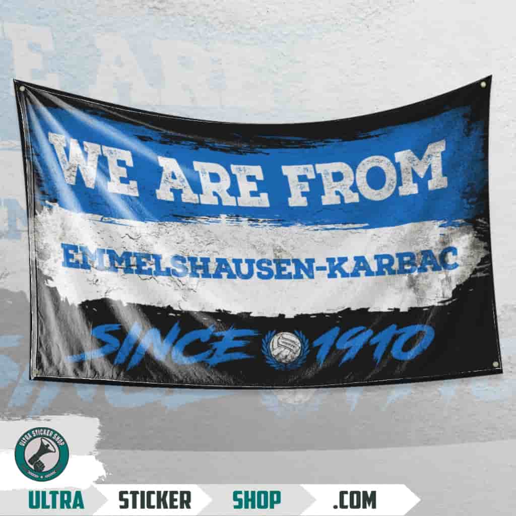 We Are From Emmelshausen-Karbac 1910 Flagge