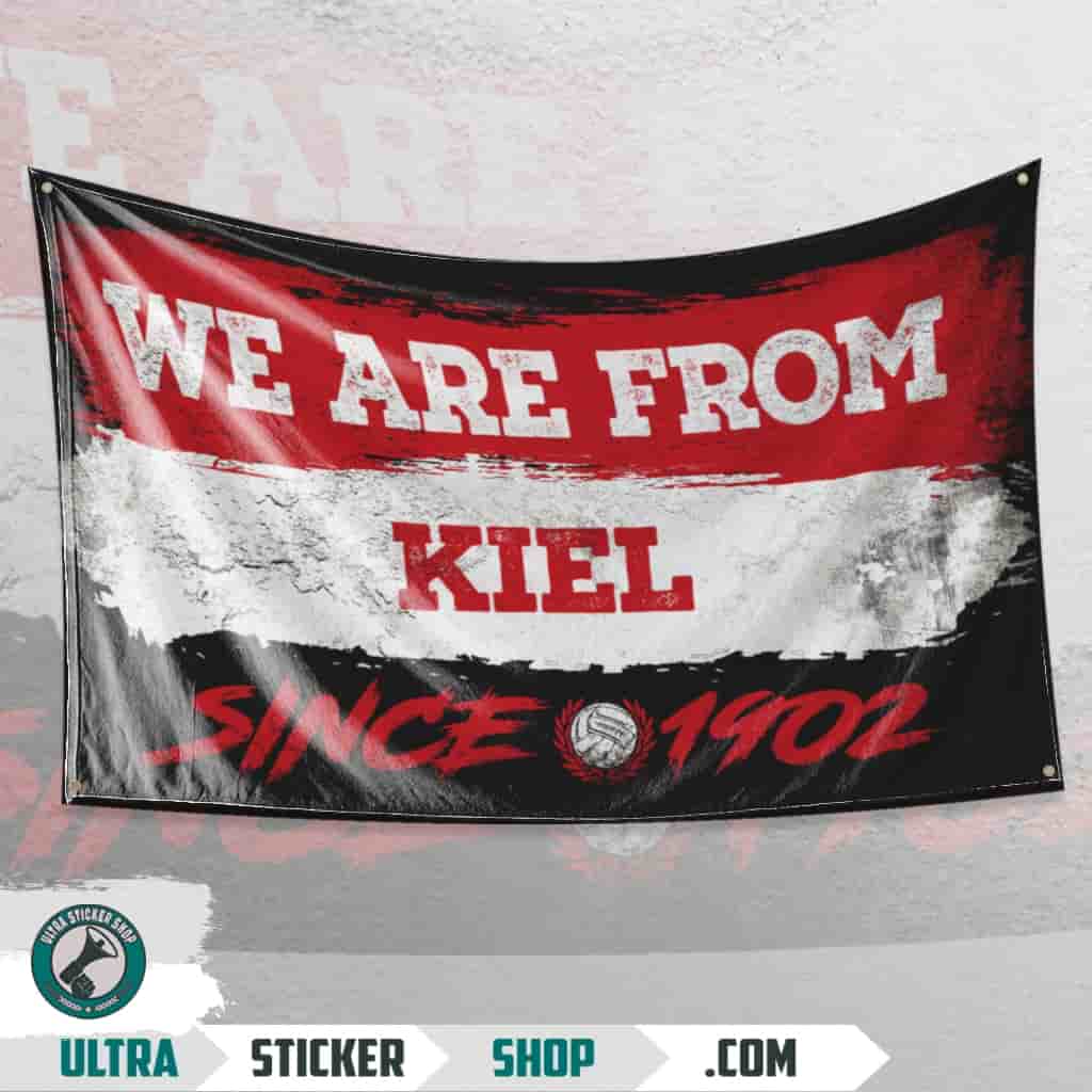 We Are From Kiel 1902 Flagge