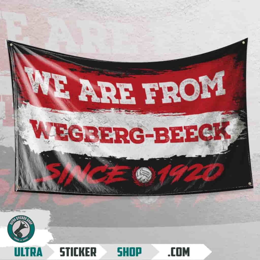 We Are From Wegberg-Beeck 1920 Flagge