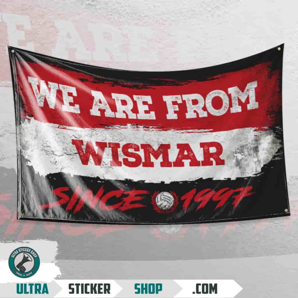 We Are From Wismar 1997 Flagge