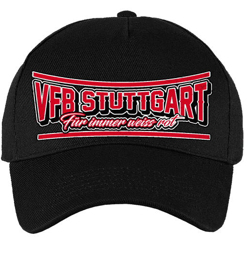 VFB Stuttgart Für Immer weiss rot Kappe