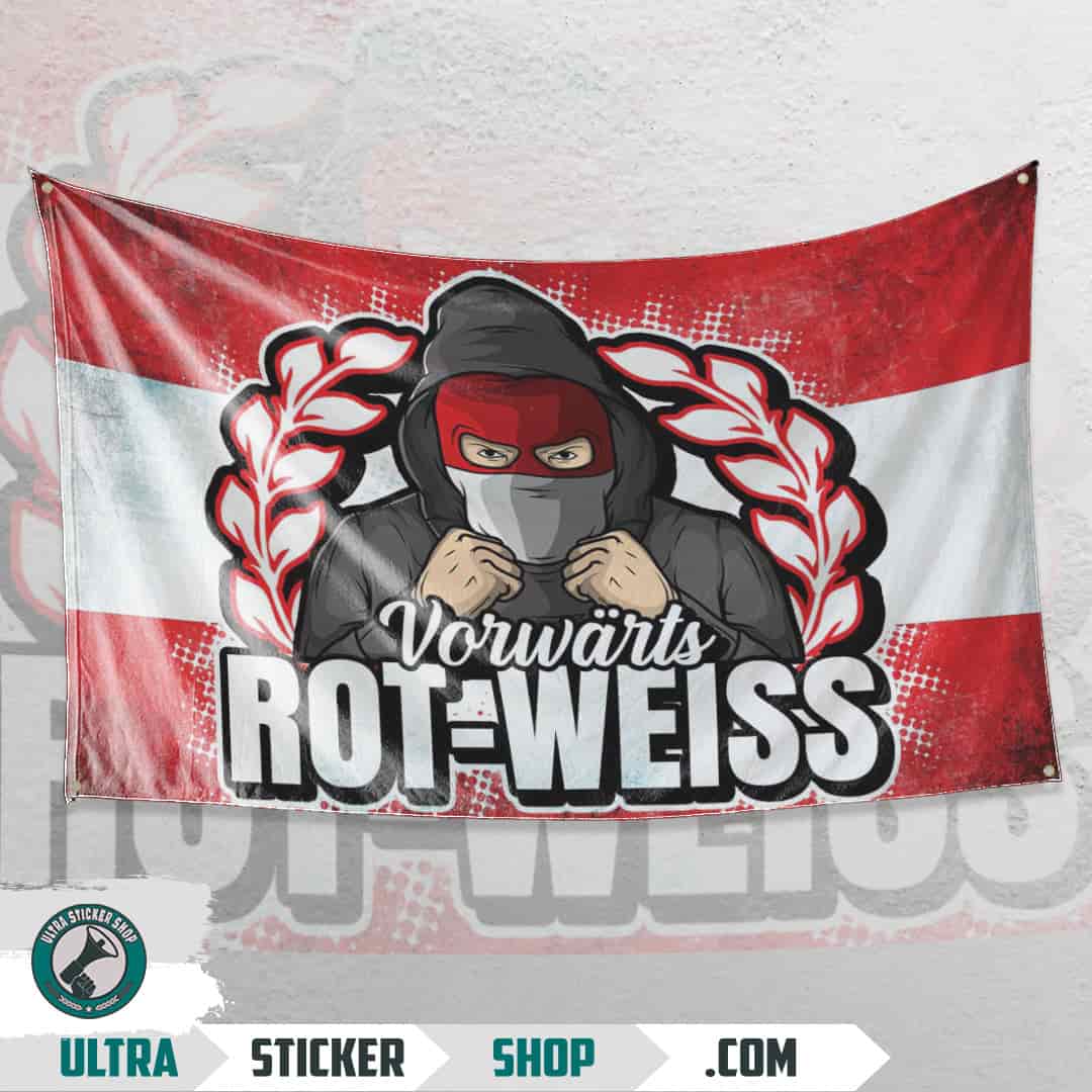 Vorwärts Rot-Weiss Flagge