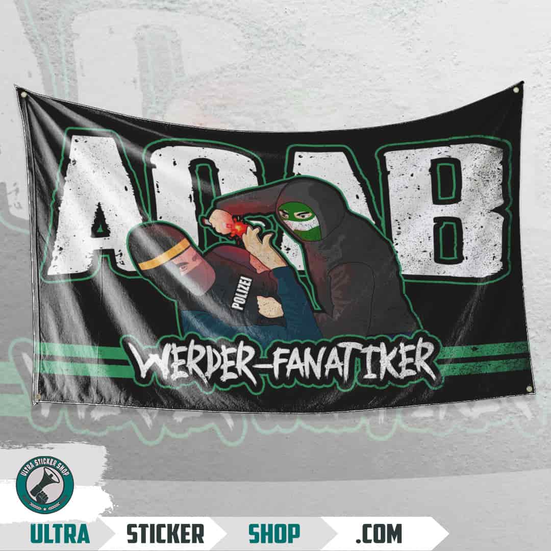 Werder-Fanatiker Flagge