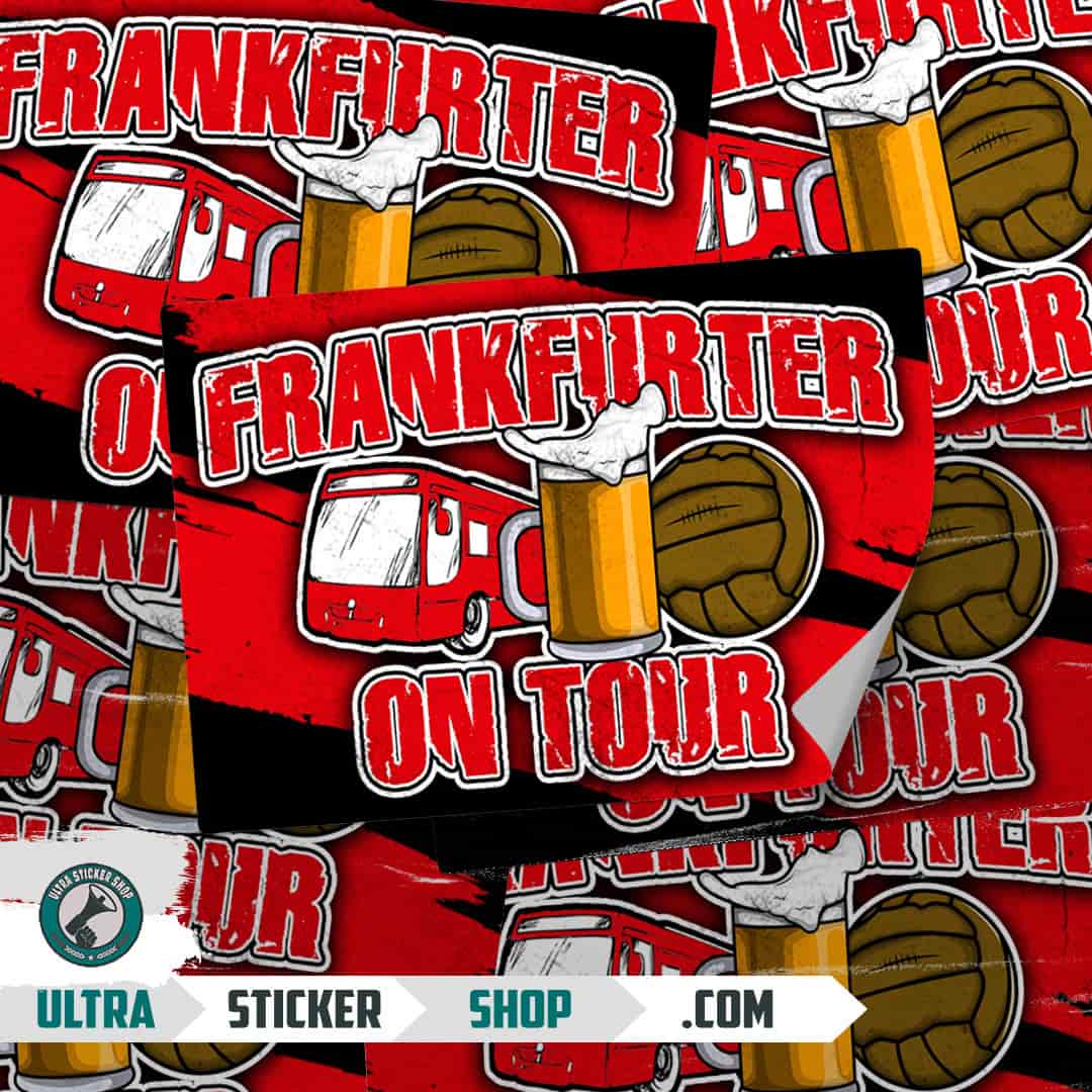 Frankfurter on tour Aufkleber