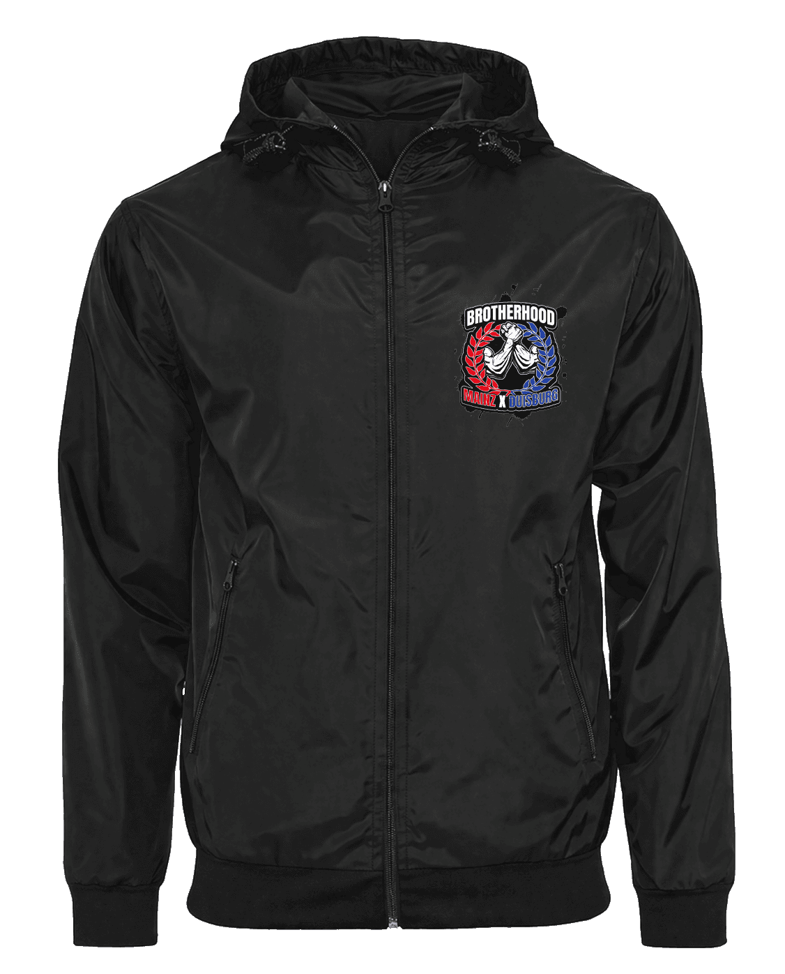 Brotherhood Mainz X Duisburg Jacke mit abnehmbarer Balaclava