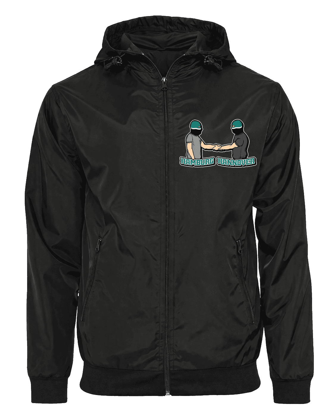 Hamburg X Hannover Jacke mit abnehmbarer Balaclava