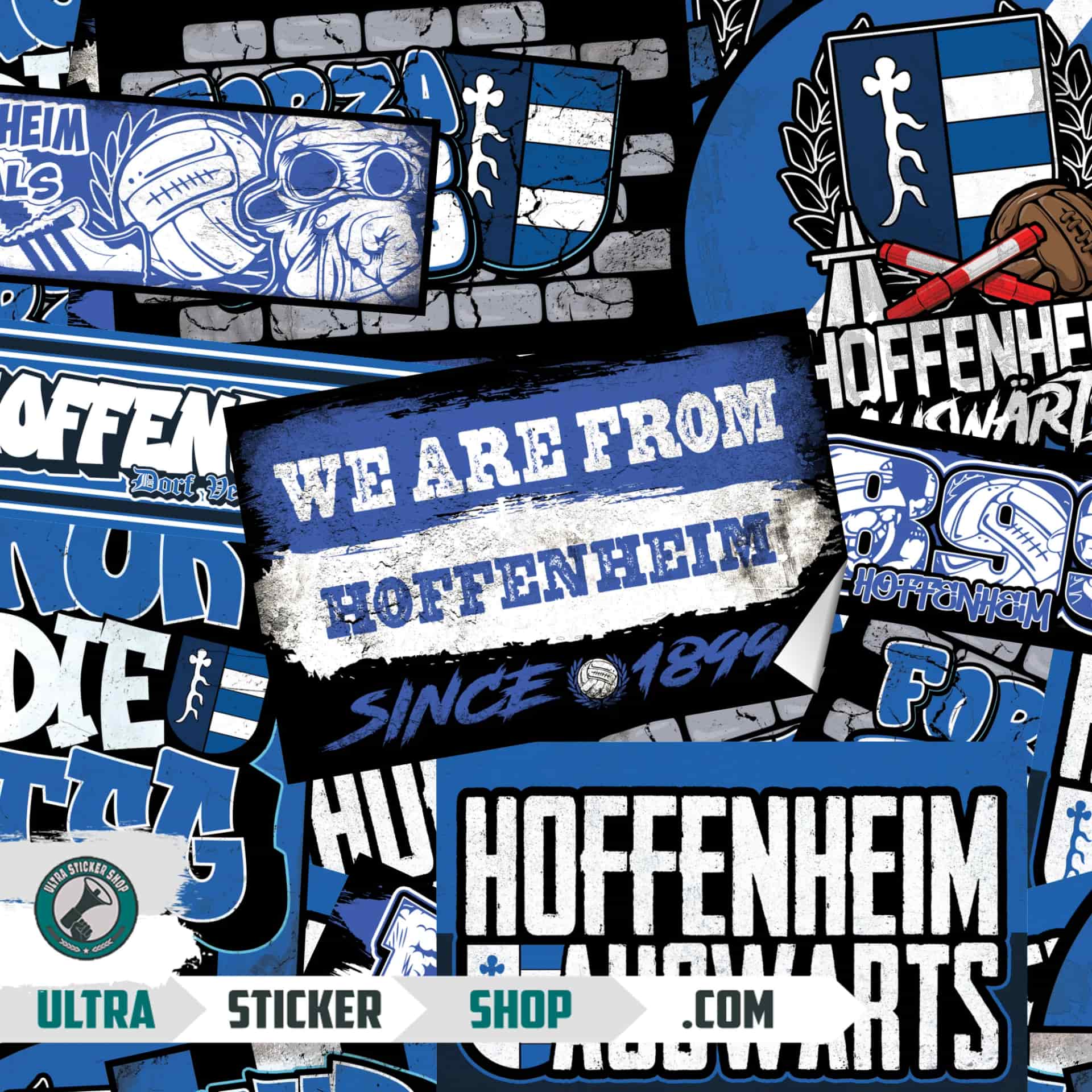 1899 Hoffenheim sticker mix Aufkleber-Mix