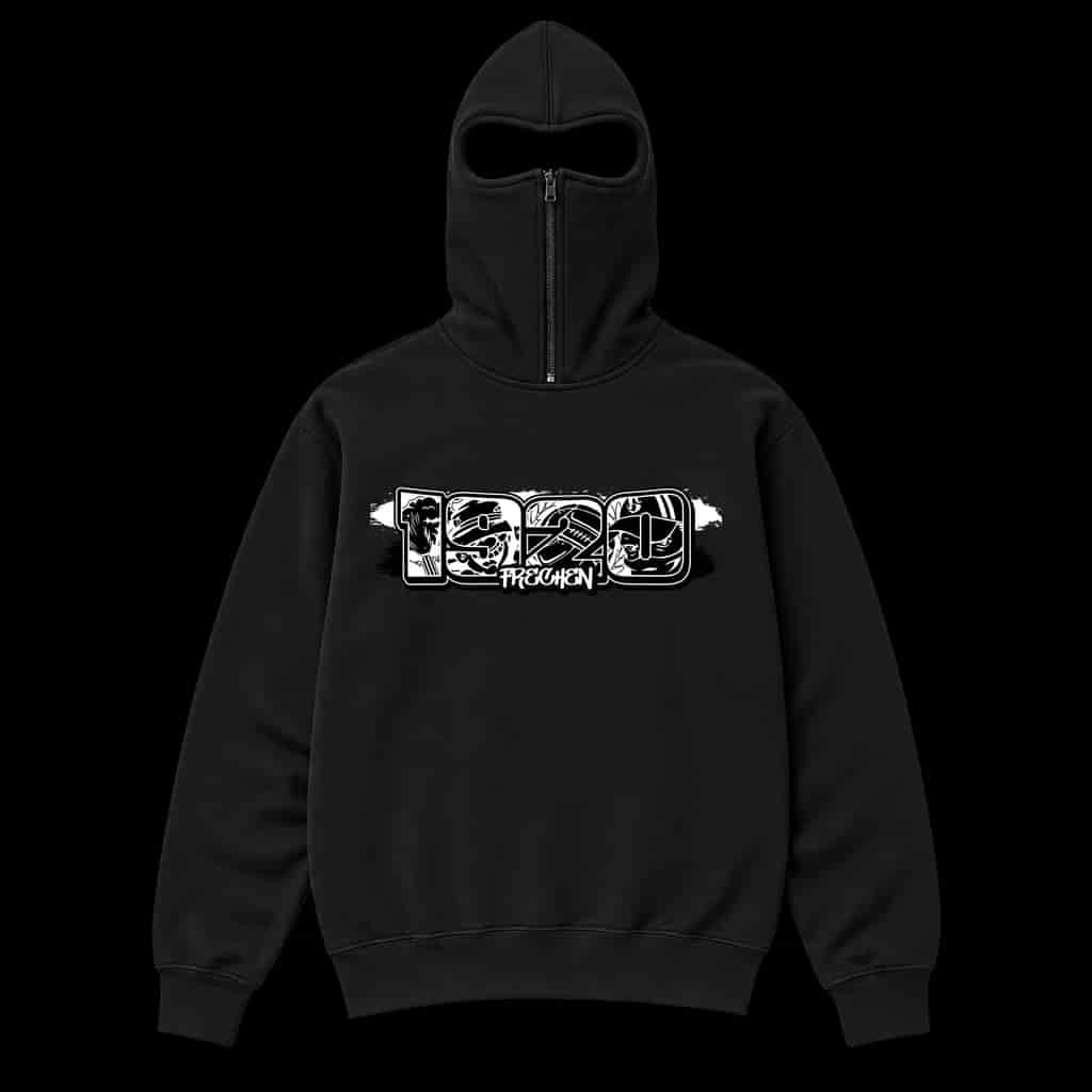 1920 Frechen Ninja Kapuzenpullover