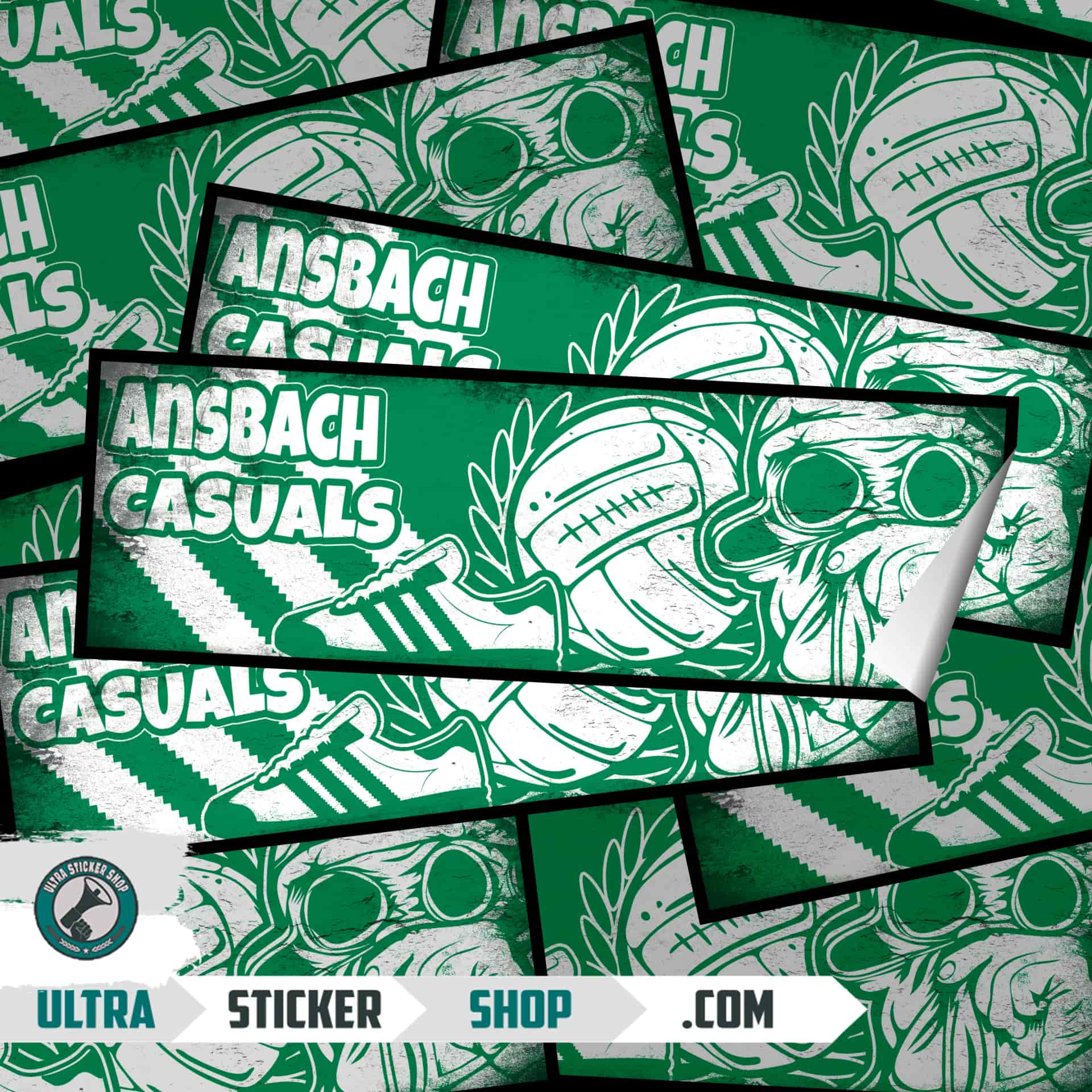 Ansbach casuals Aufkleber