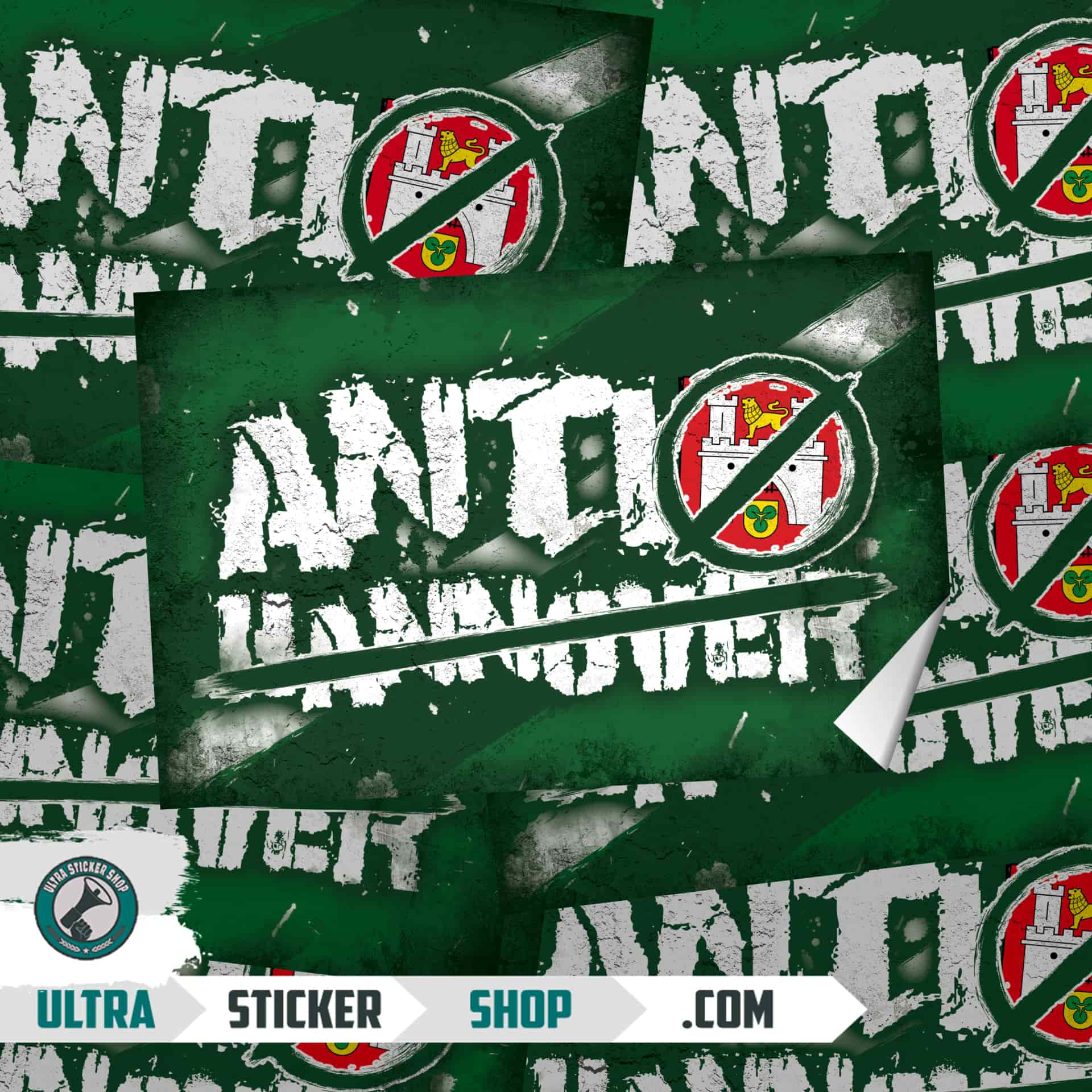 ANTI Hannover-wolfsburg Aufkleber