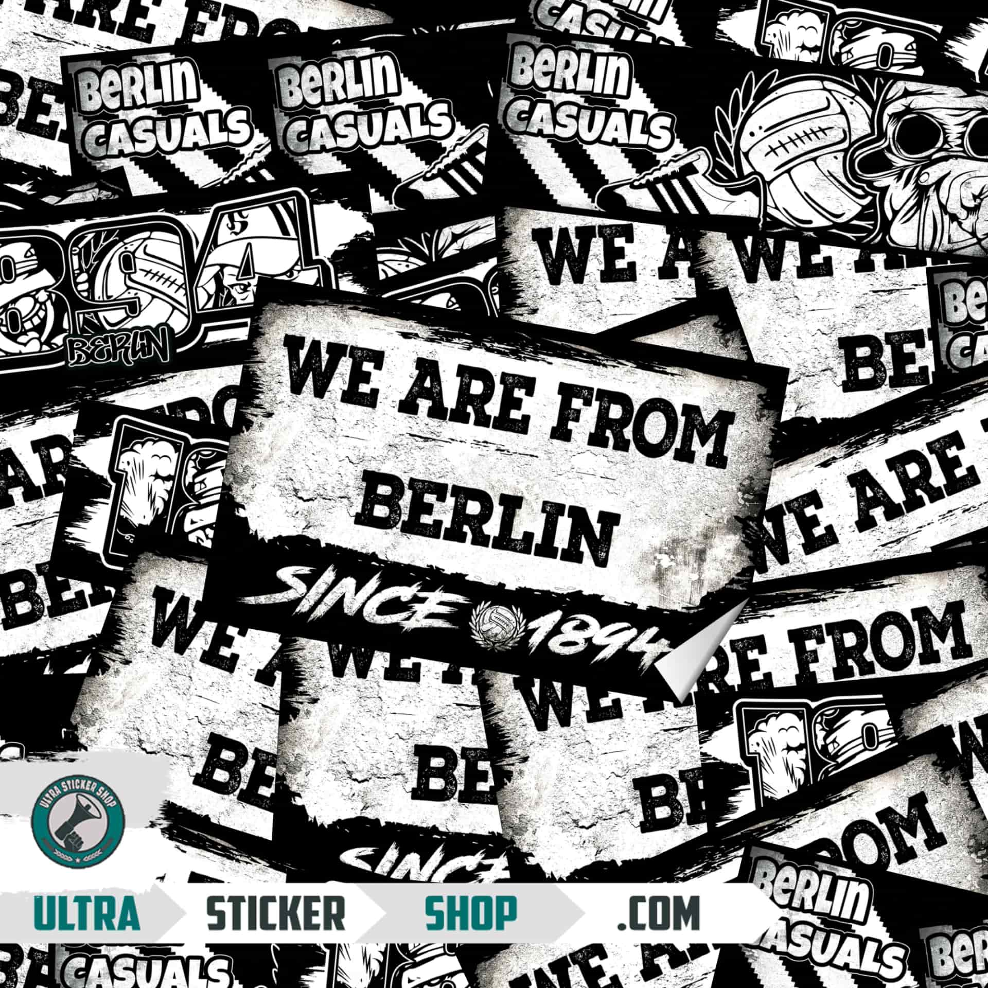 Berlin 1894 Aufkleber-Mix