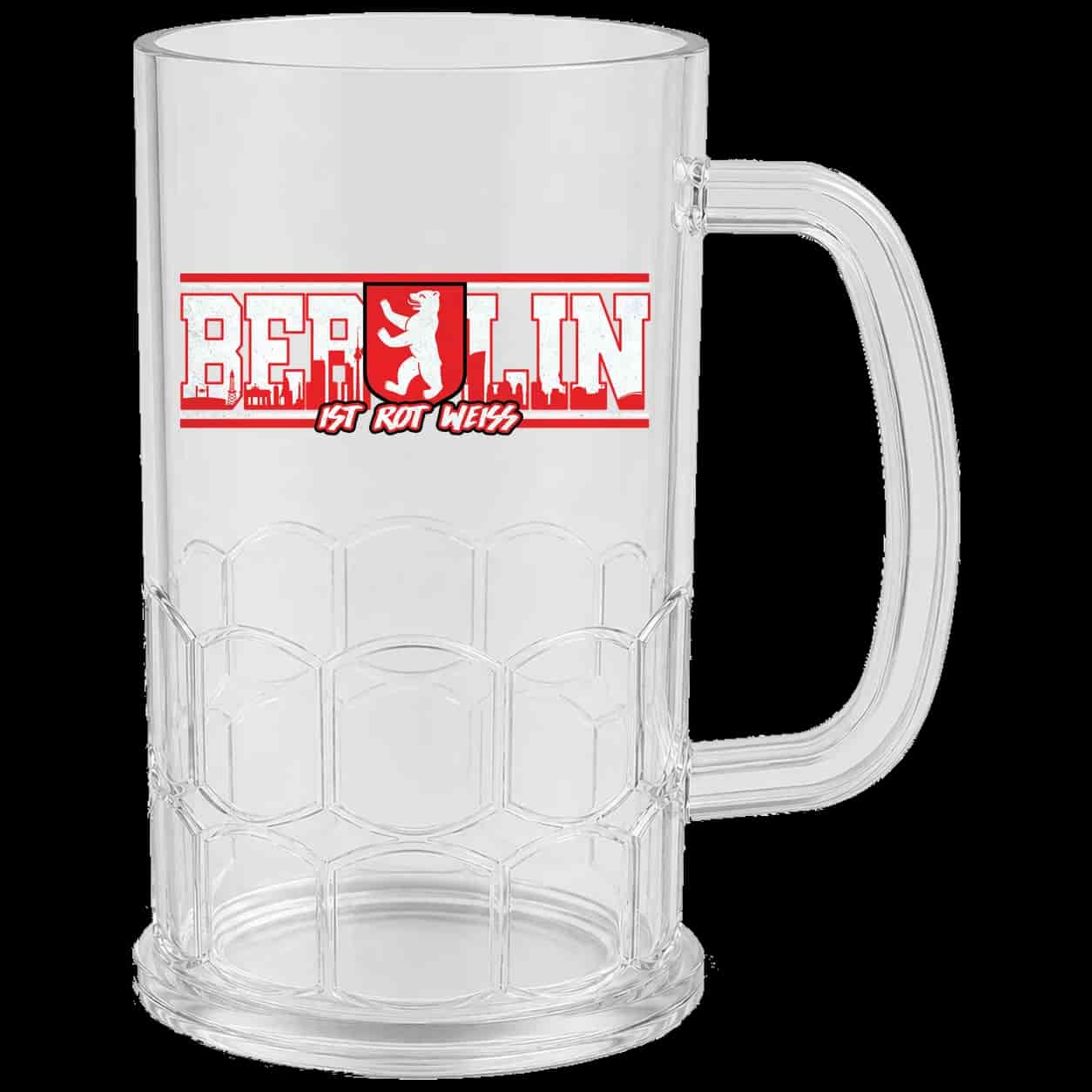 Berlin is rot weiss Bierkrug