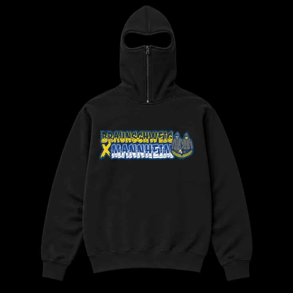 Braunschweig X mannheim Ninja Kapuzenpullover