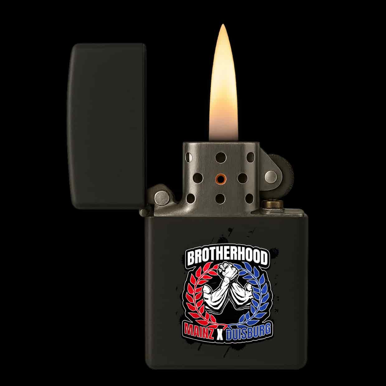 Brotherhood Mainz X Duisburg Feuerzeug