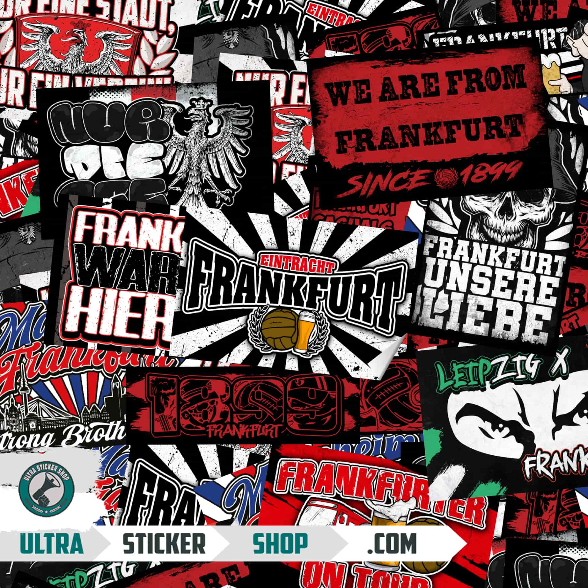 Eintracht Frankfurt Aufkleber-Mix