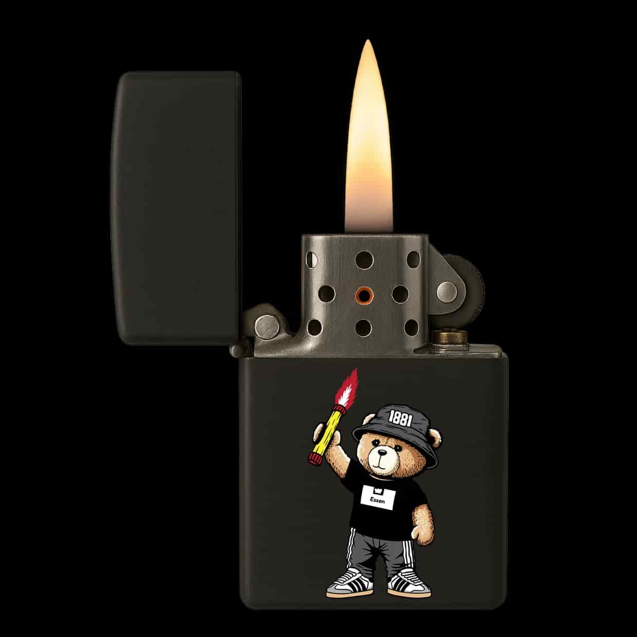 Essen 1881 bear Feuerzeug